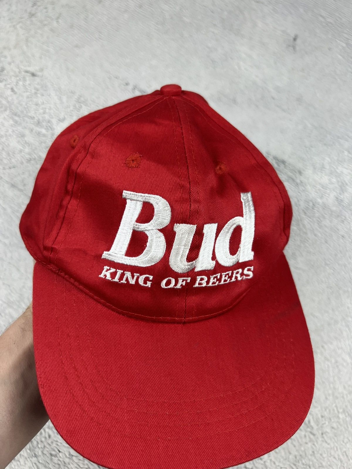 Budweiser × Vintage 1990's Vintage Bud King of the Beers Snapback Cap Size ONE SIZE - 1 Thumbnail
