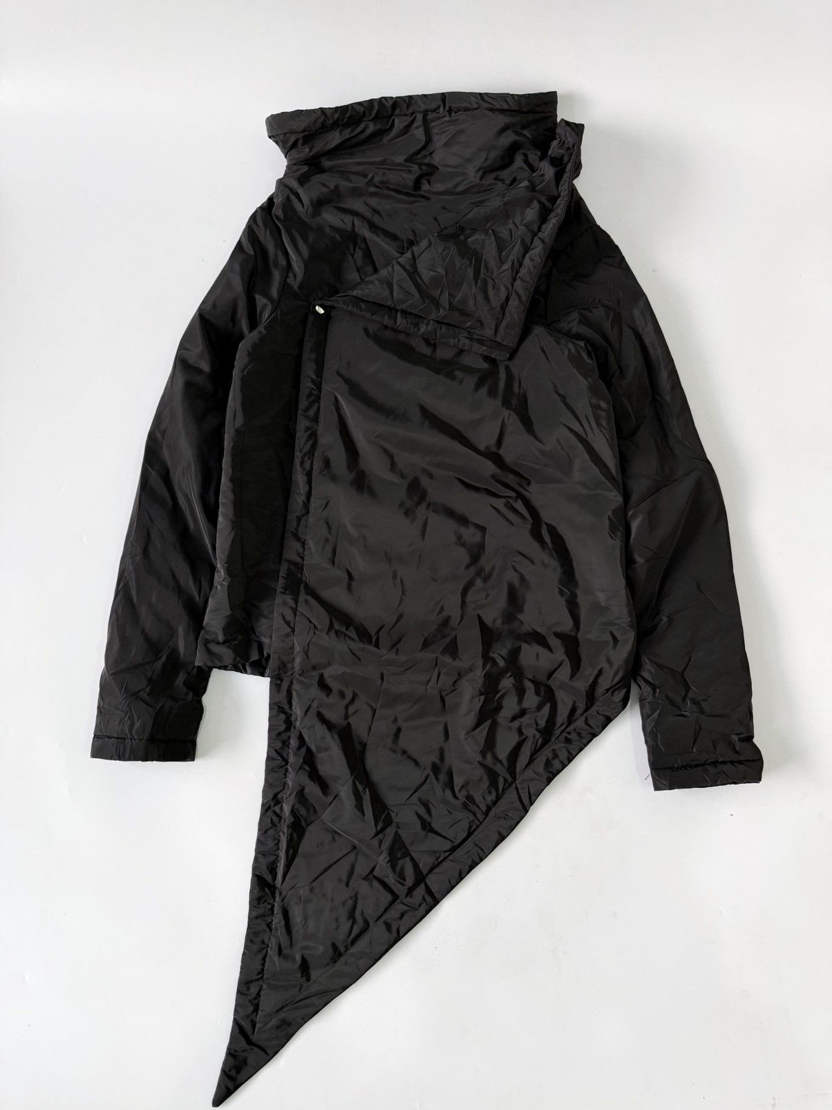 Rick Owens Rick Owens Black Asymmetrical Jacket Size US M / EU 48-50 / 2 - 2 Thumbnail