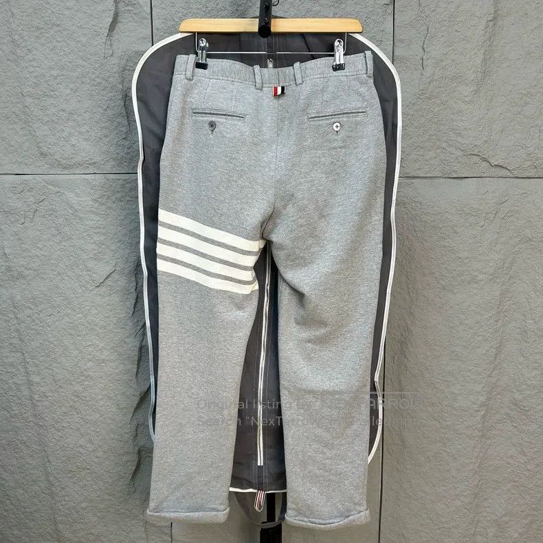 Thom Browne Thom Browne size 1 Gray Wool Dress Pants Size US 28 / EU 44 - 2 Thumbnail