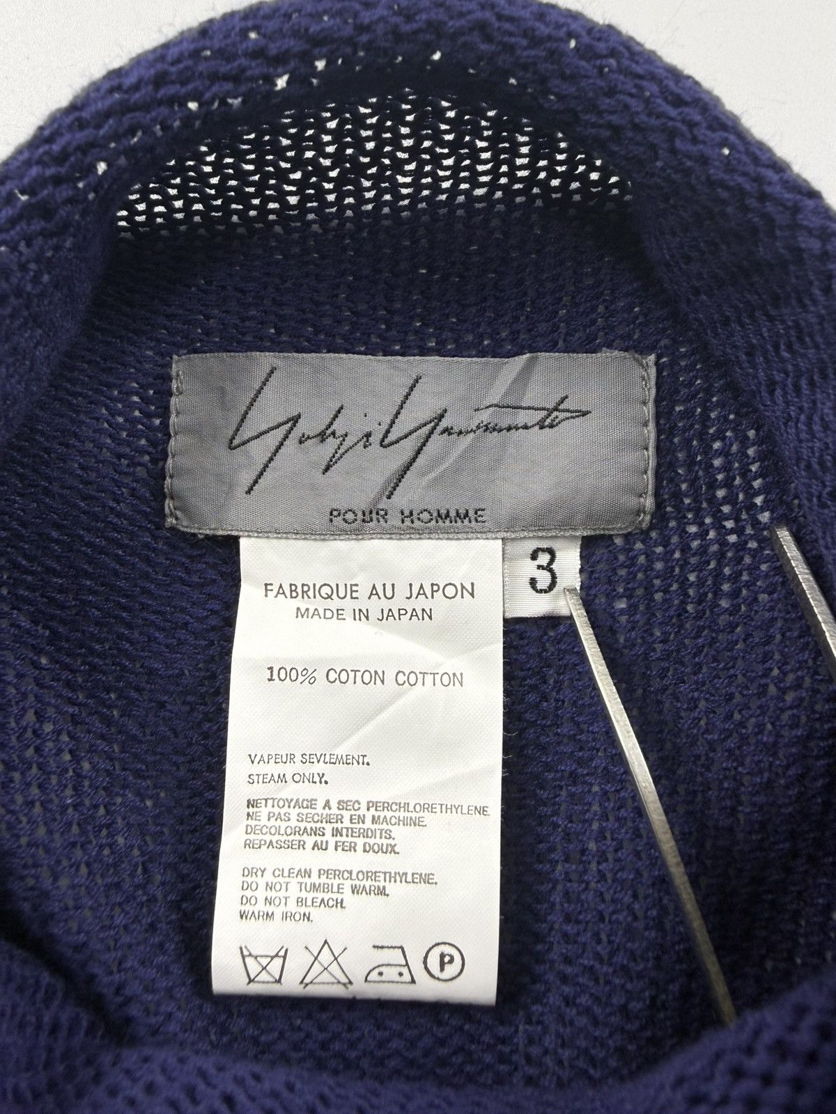 Yohji Yamamoto Yohji Yamamoto Pour Homme S/S’13 Side Slit Sweater Size US L / EU 52-54 / 3 - 7 Thumbnail