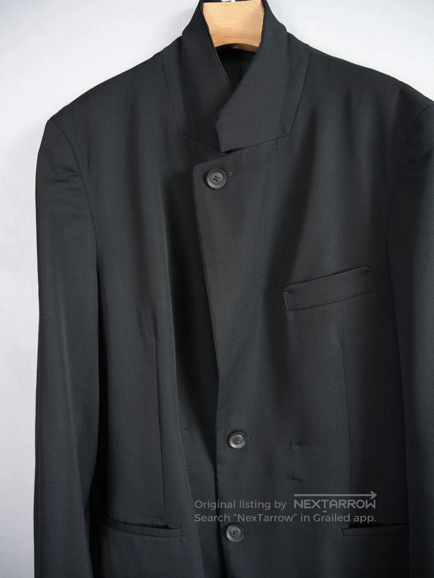 Yohji Yamamoto Yohji Yamamoto 19AW Mafia Belted Jacket. Size US L / EU 52-54 / 3 - 7 Thumbnail