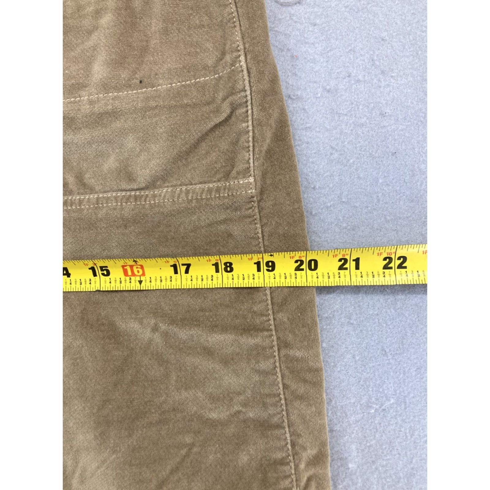 Athleta Athleta Women's Mini Skirt Size 10 Brown Cotton Blend Suede 90s Boho Casual Size 32" / US 10 / IT 46 - 5 Thumbnail