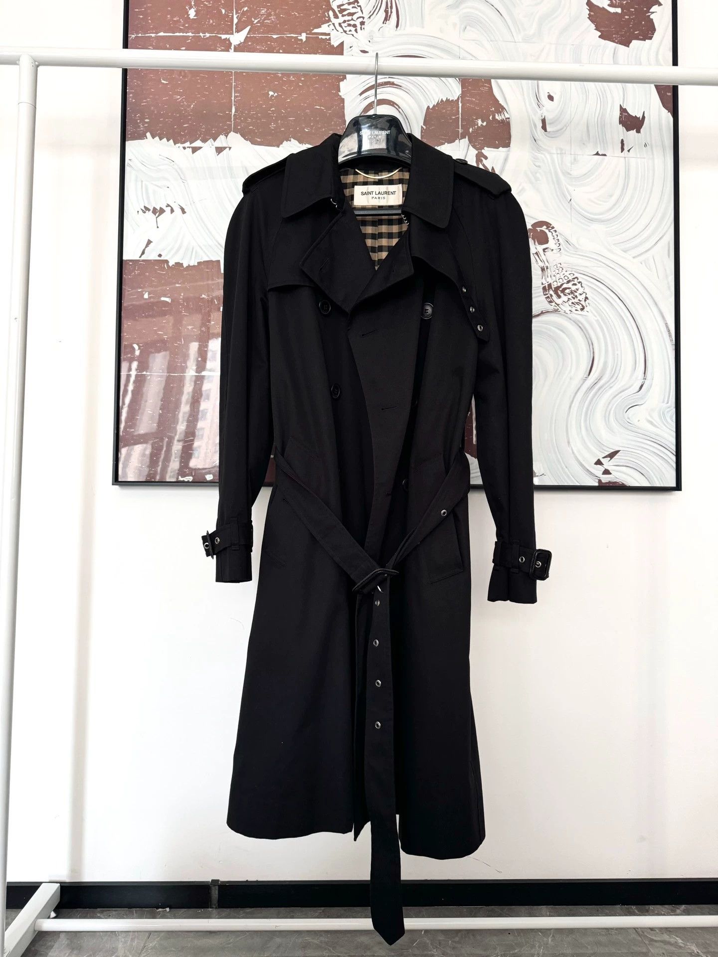 Saint Laurent Paris SLP 13SS Hedi Slimane Hunting Trench F42 Size M / US 6-8 / IT 42-44 - 1 Thumbnail