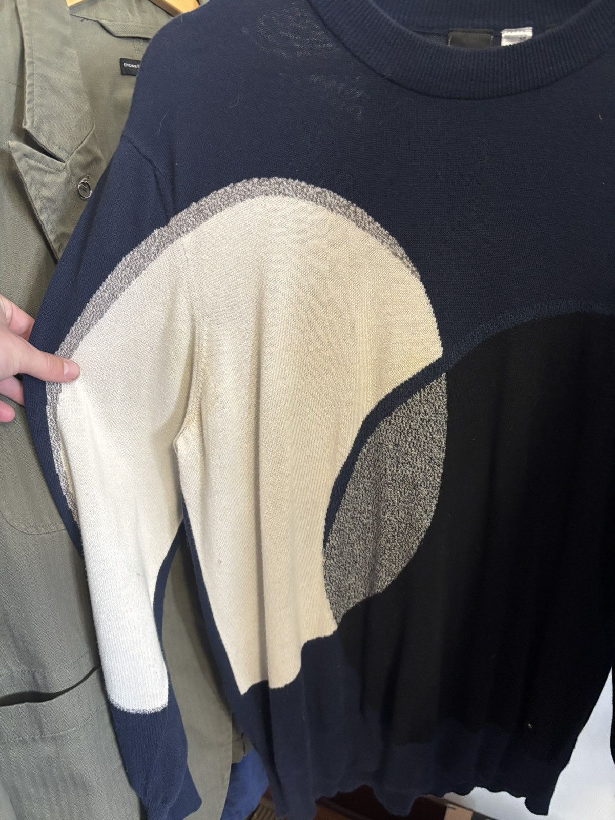 Paul Smith Blue Knit Sweater Size US L / EU 52-54 / 3 - 3 Thumbnail