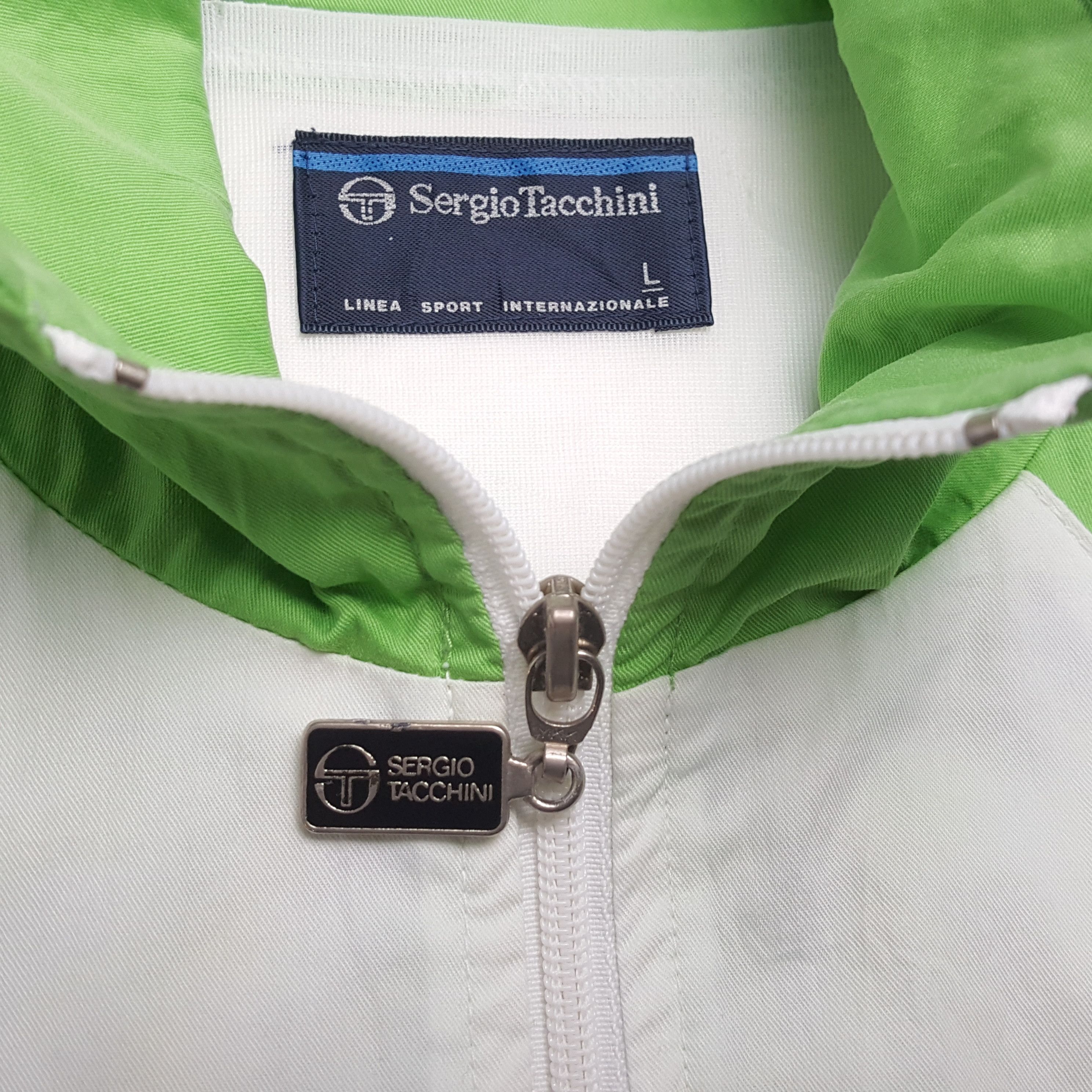 Japanese Brand × Sergio Tacchini × Vintage Vintage SERGIO TACHINI Tennis Sportswear Windbreaker Jacket Size US L / EU 52-54 / 3 - 9 Thumbnail