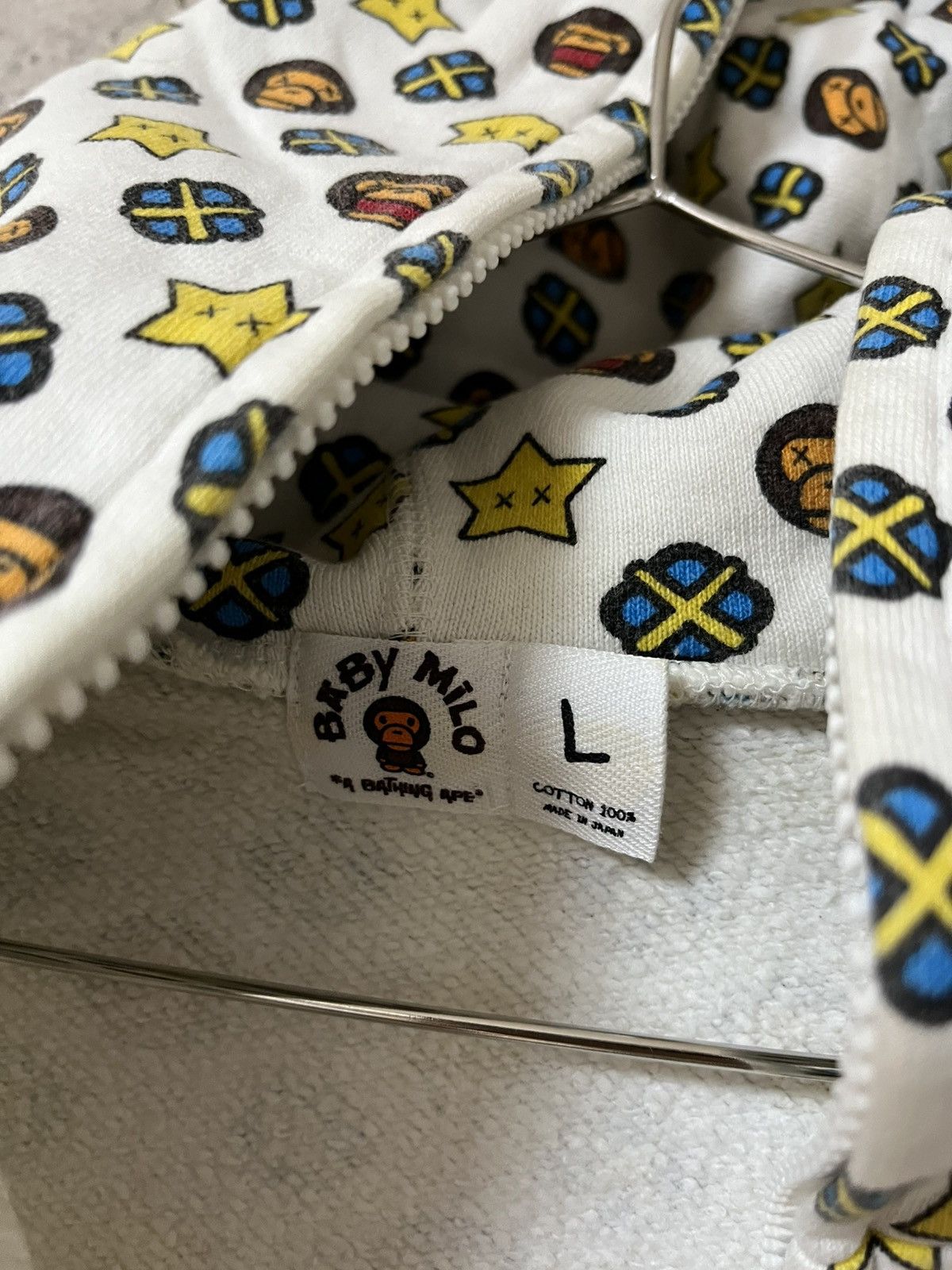 Bape bape x kaws 2005ss milo hoodie Size US L / EU 52-54 / 3 - 6 Thumbnail