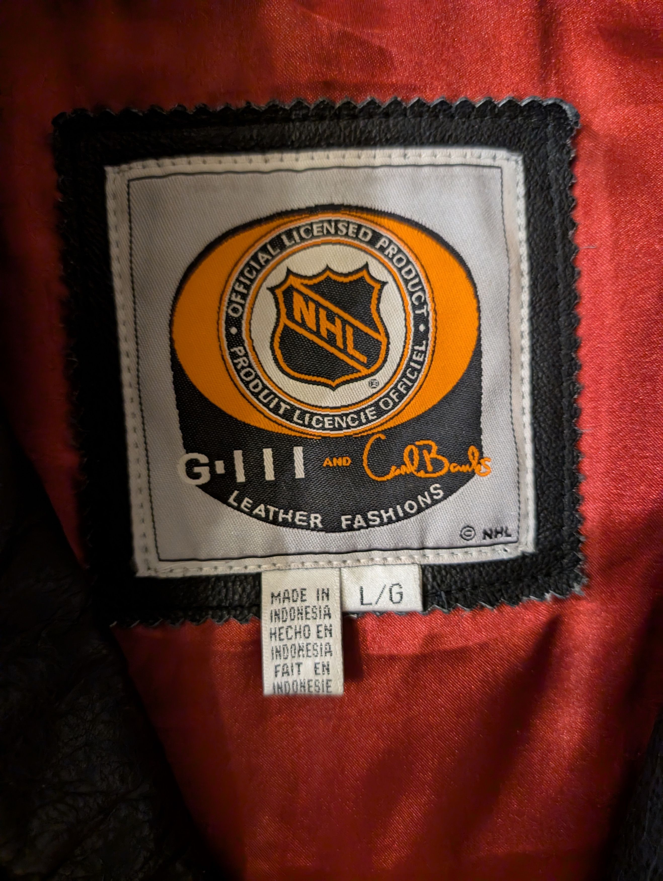 G-III Vtg Official NHL Colorado Avalanche Leather Jacket G•III Size US L / EU 52-54 / 3 - 3 Thumbnail