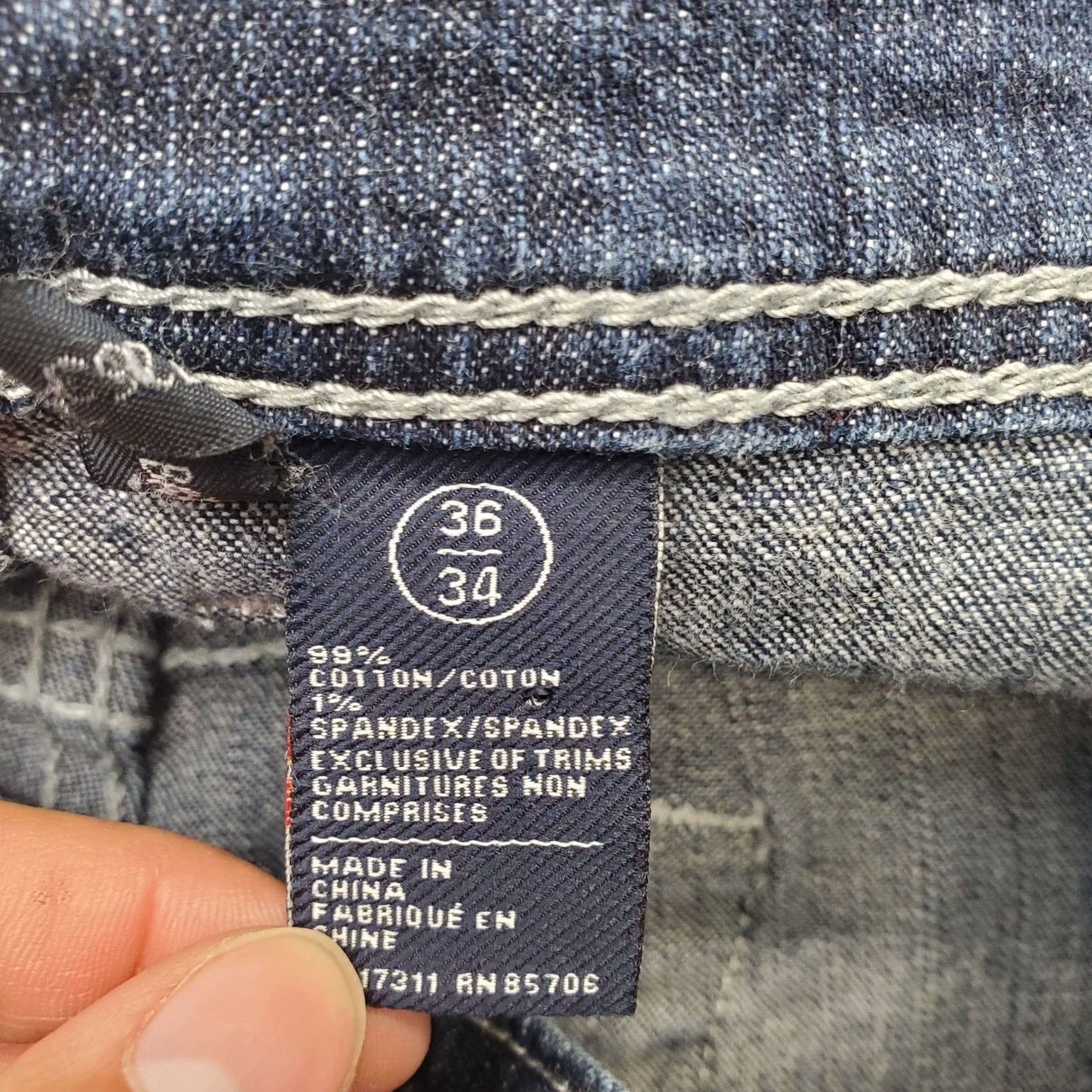 Buffalo David Bitton Buffalo David Bitton Jeans Mens 36 Blue Denim Faded Streetwear Straight Leg Mens Size 36 Blue Denim Straight Leg Jeans Size US 36 / EU 52 - 7 Thumbnail