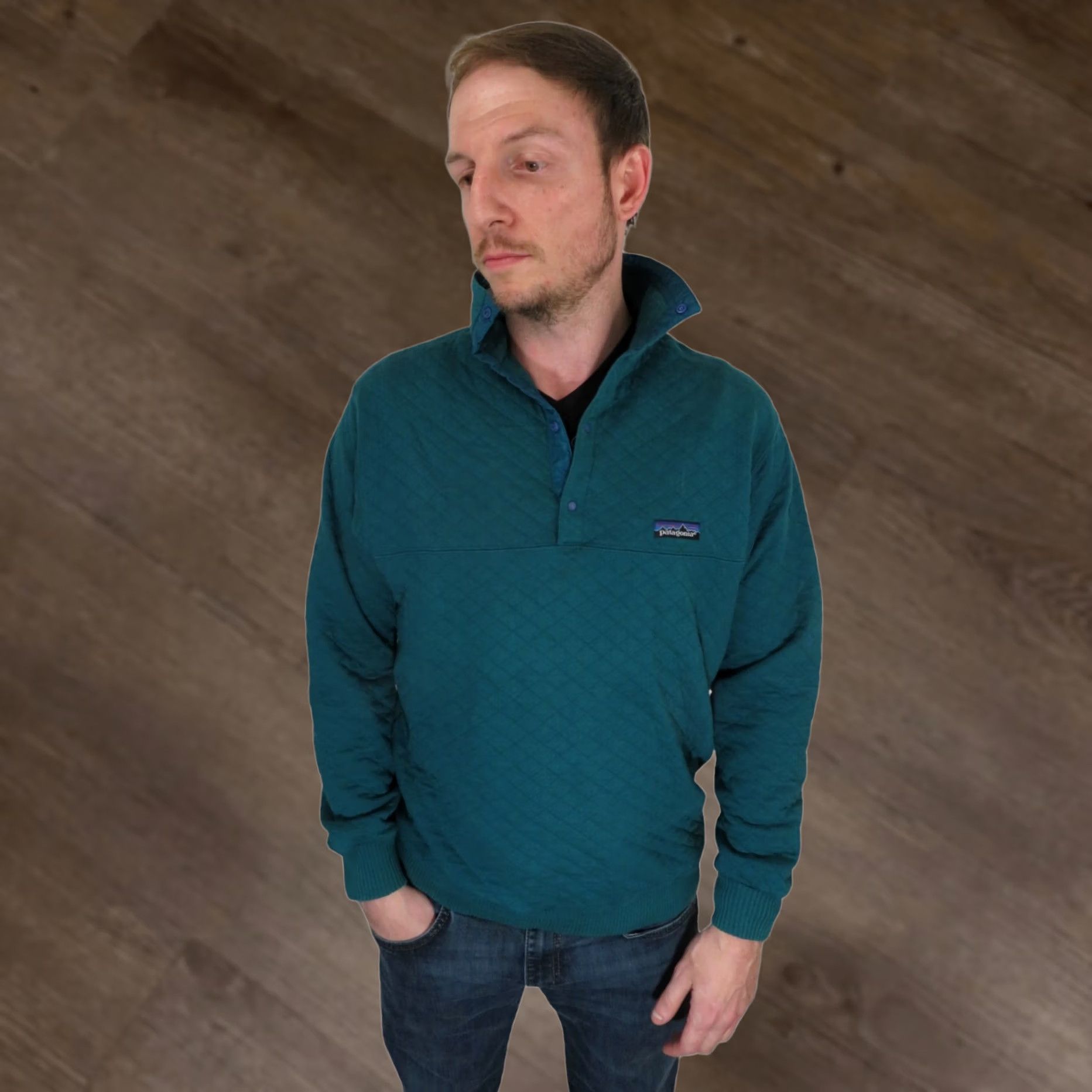 Patagonia × Streetwear × Vintage Patagonia 90s Zen Turtle Snap-T