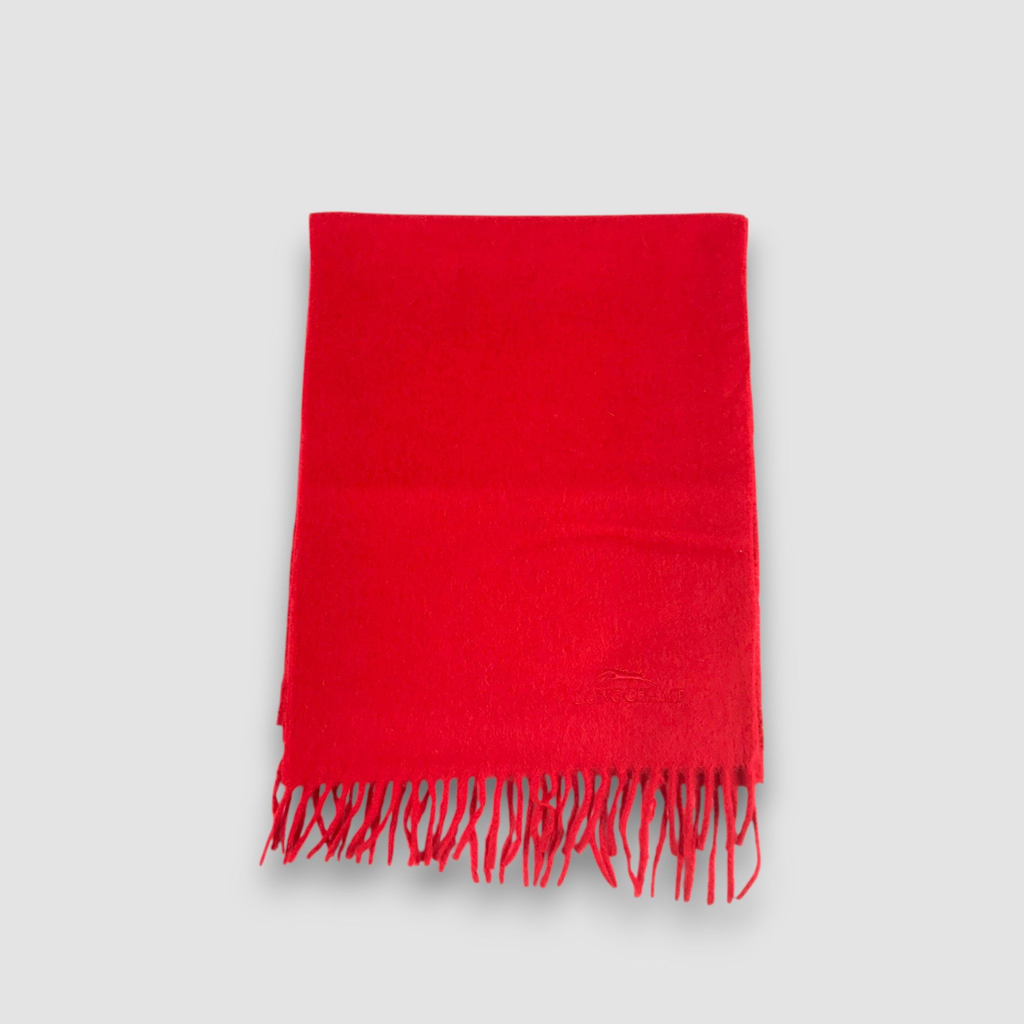 Longchamp Vintage Longchamp Scarf Muffler Fringe Warmer Scarves Size ONE SIZE - 2 Thumbnail