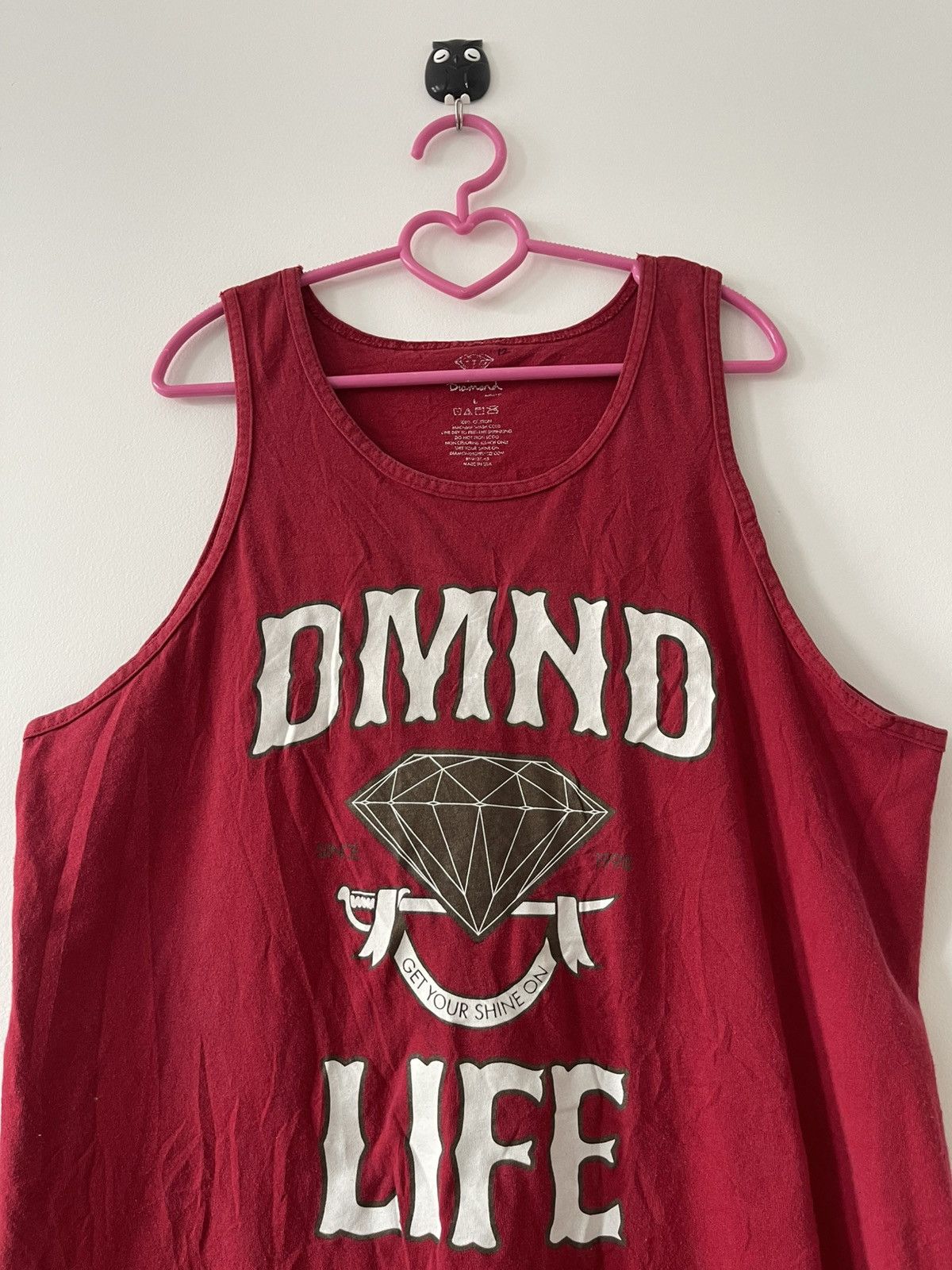 Diamond Supply Co. Rare Vintage DIAMOND SUPPLY CO Spell Out Big Logo Size US L / EU 52-54 / 3 - 2 Thumbnail