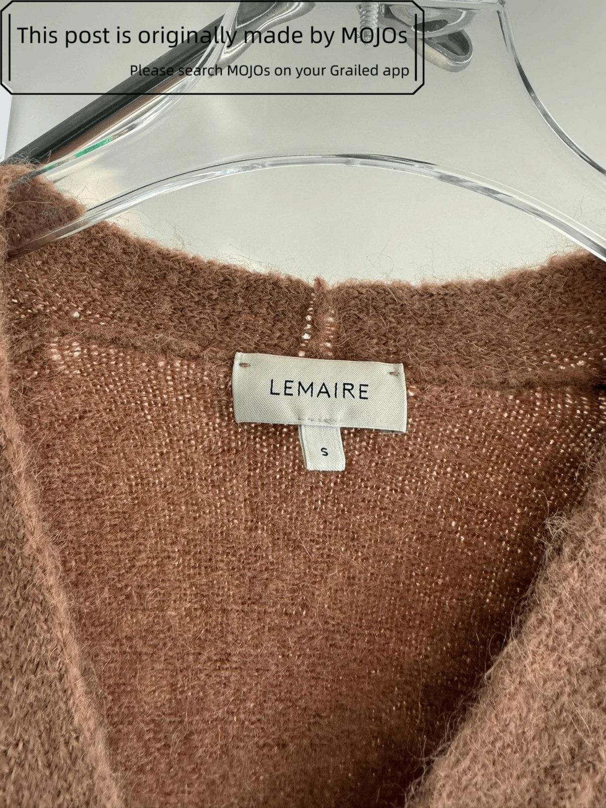 Lemaire Sz S Lemaire Mohair Knitwear Cardigan mojos12751 Size US S / EU 44-46 / 1 - 3 Thumbnail