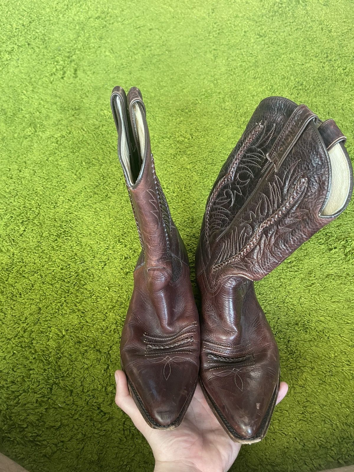 Sancho Boots Sancho western cowboy style real leather embroidered boots Size US 10 / EU 43 - 4 Thumbnail