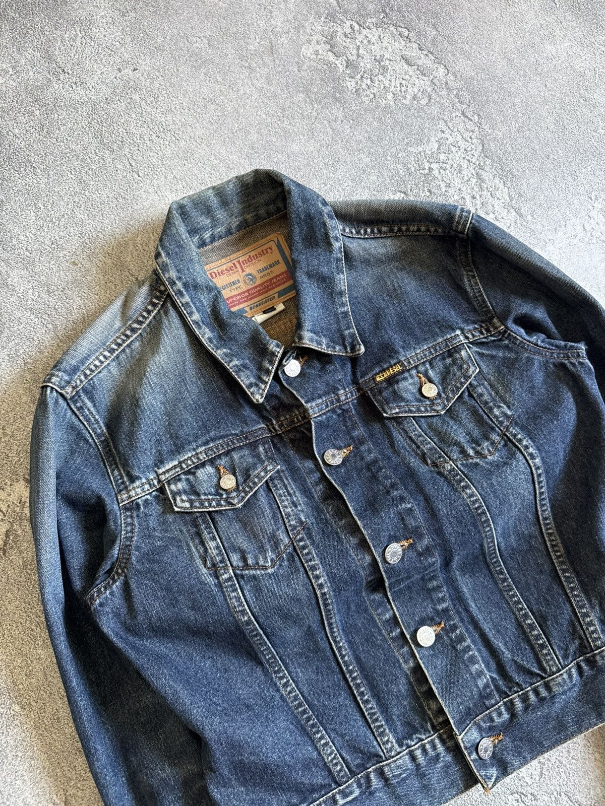 Diesel Diesel L/size retro vintage denim jacket washed Y2K LGB 90s Size L / US 10 / IT 46 - 2 Thumbnail