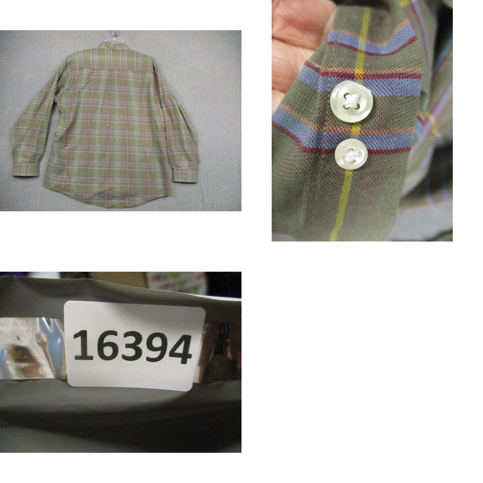 Brooks Brothers Brooks Brothers Shirt Mens Large Green Plaid Button Down Made USA Pocket Classic Size US L / EU 52-54 / 3 - 8 Thumbnail