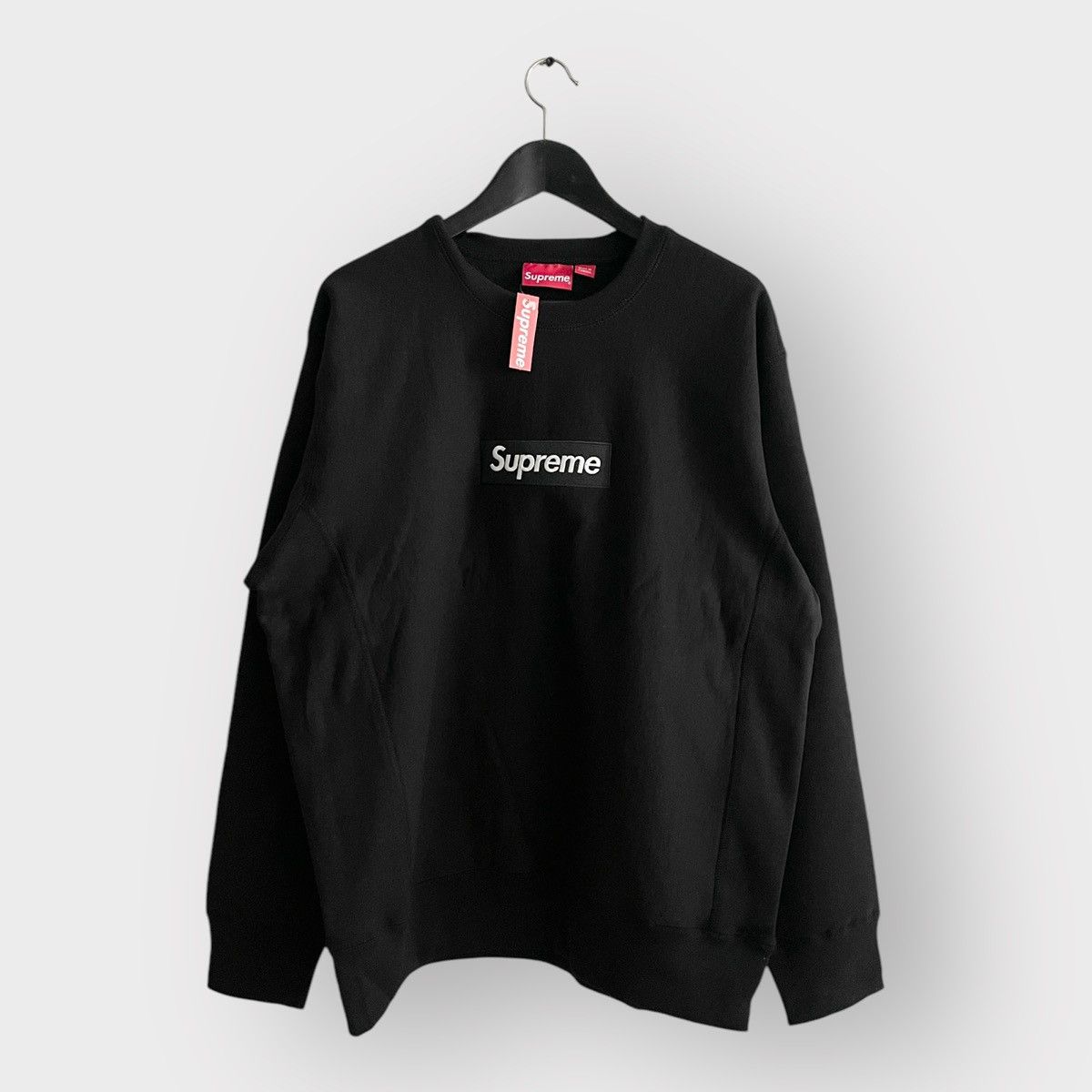 Streetwear × Supreme STEAL! 2018 Supreme Black Box Logo Sweatshirt 