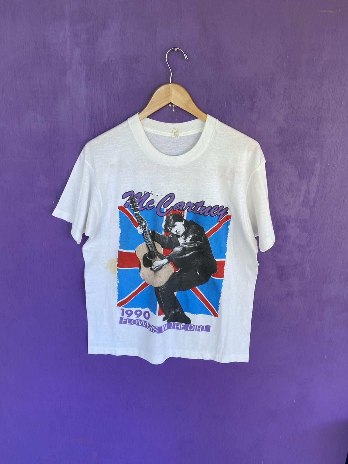 Band Tees Vintage 1990 Paul McCartney flowers in the dirt tour tee Size US L / EU 52-54 / 3 - 1 Thumbnail