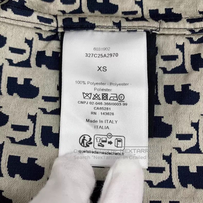 Dior Dior 23 styles of Oblique dark blue logo old flower full p Size XS / US 0-2 / IT 36-38 - 6 Thumbnail
