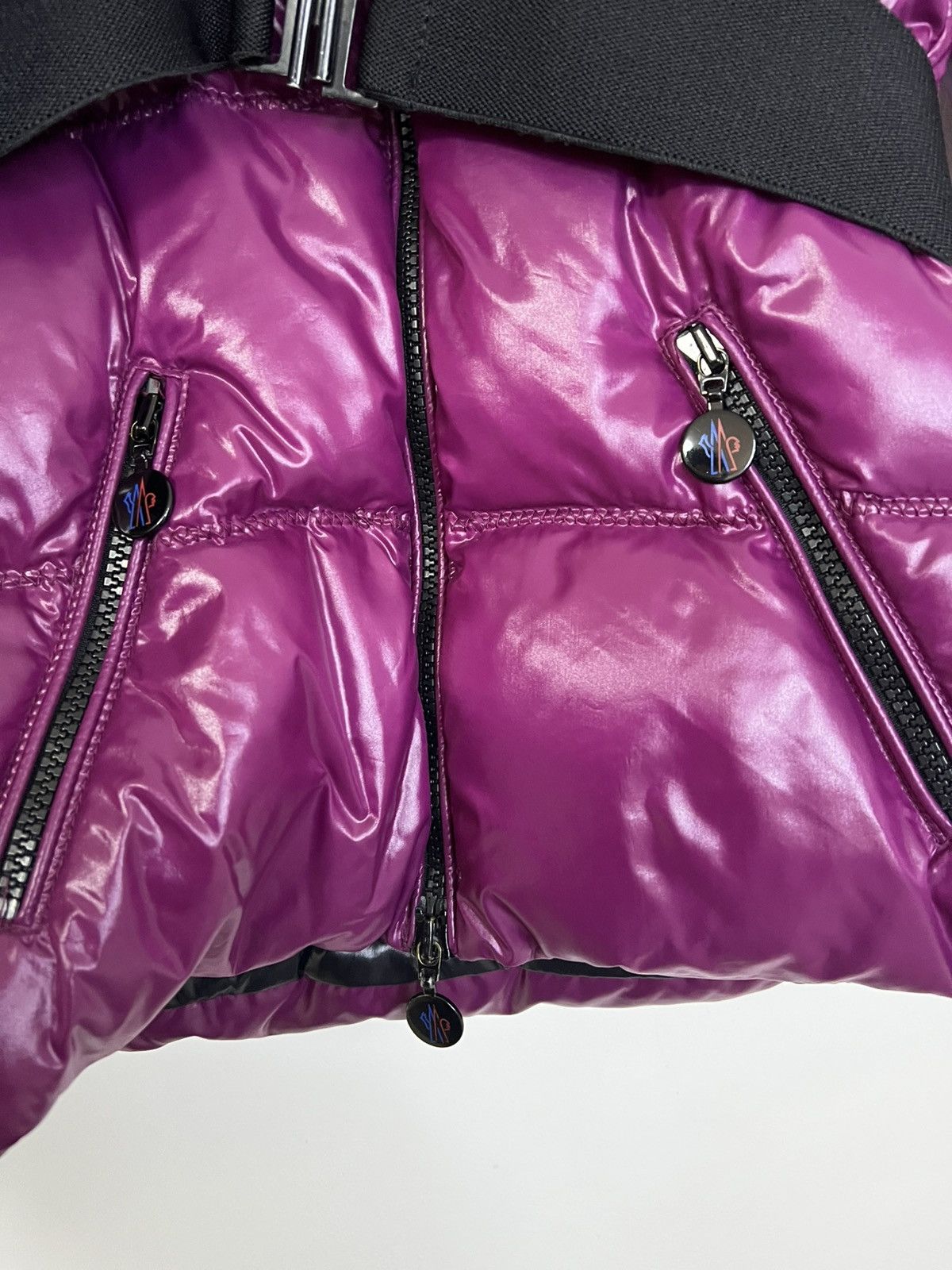 Moncler Original moncler xs puffer jacket violet goose down Size XS / US 0-2 / IT 36-38 - 4 Thumbnail
