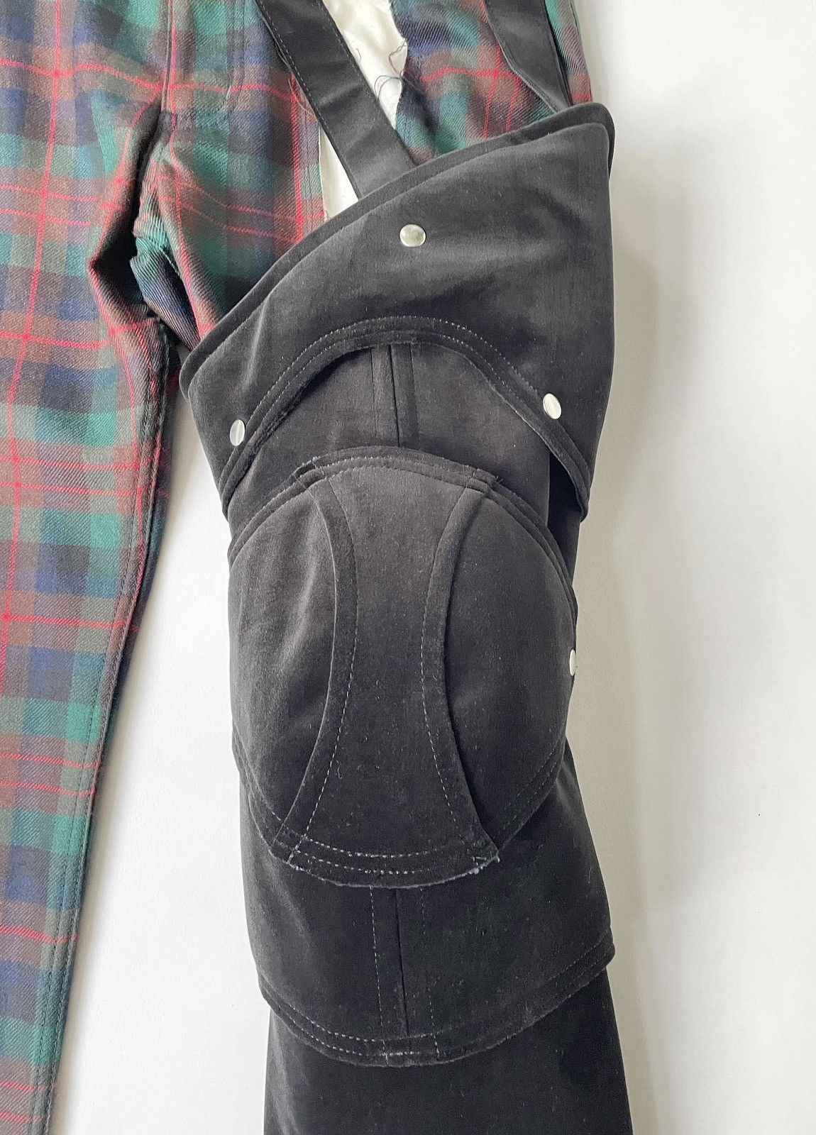 Comme des Garcons Black Velvet ‘Armour’ Chaps | Grailed