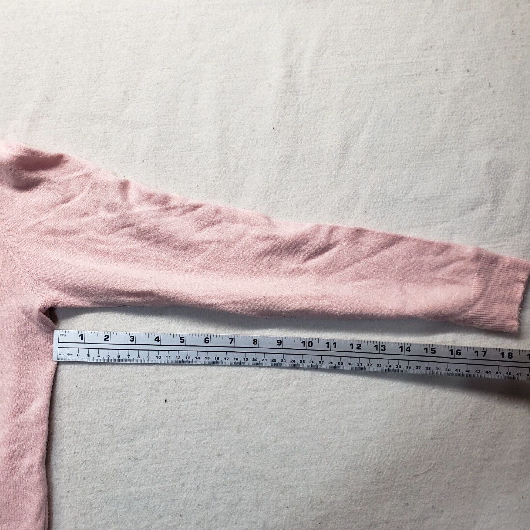 Vintage Carolyn Taylor Women's Pink Long Sleeve Sweater Size Medium Adult Size M / US 6-8 / IT 42-44 - 5 Thumbnail
