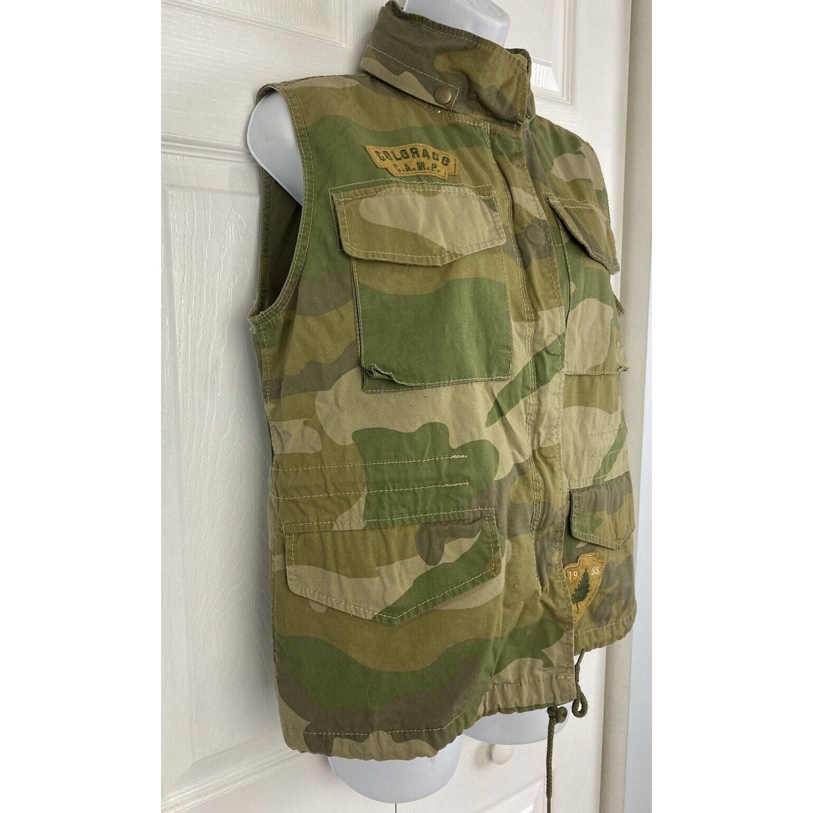 Other NWT Soho Babe Camo Vest XL Colorado Camp Packable Hood Btton Size XL / US 12-14 / IT 48-50 - 3 Thumbnail