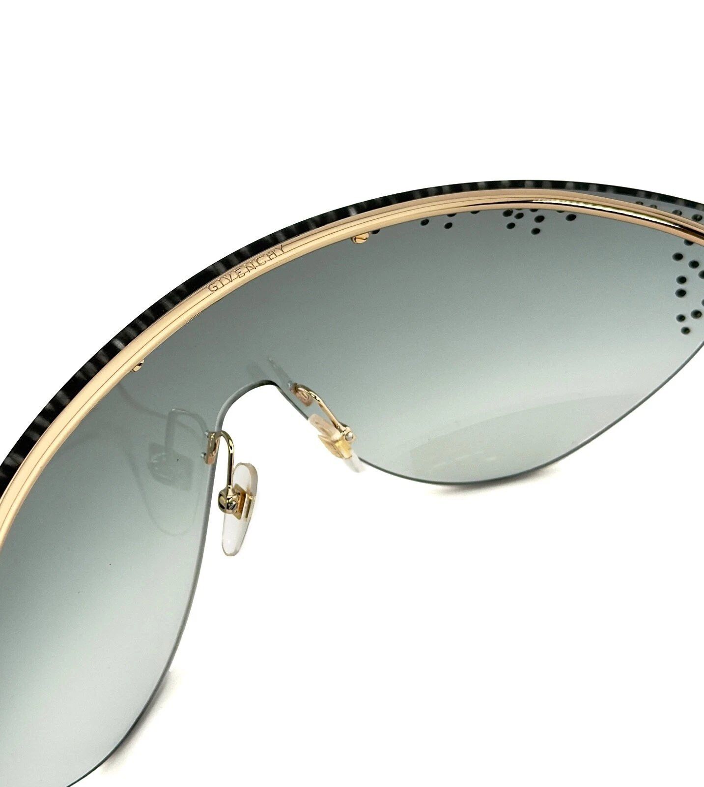 Givenchy GIVENCHY GV7152s Ariana 7152 Gold Gray Crystal Mask Runway Size ONE SIZE - 7 Thumbnail