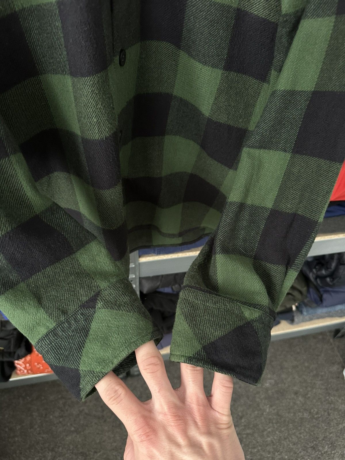 Dickies Vintage Dickies Flannel Shirt Green Checkered Button Up Y2K Size US XL / EU 56 / 4 - 11 Thumbnail