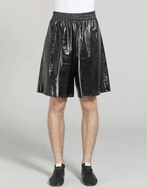 Marni o1w1db10125 Easticated Leather Short in Black Size US 32 / EU 48 - 1 Thumbnail