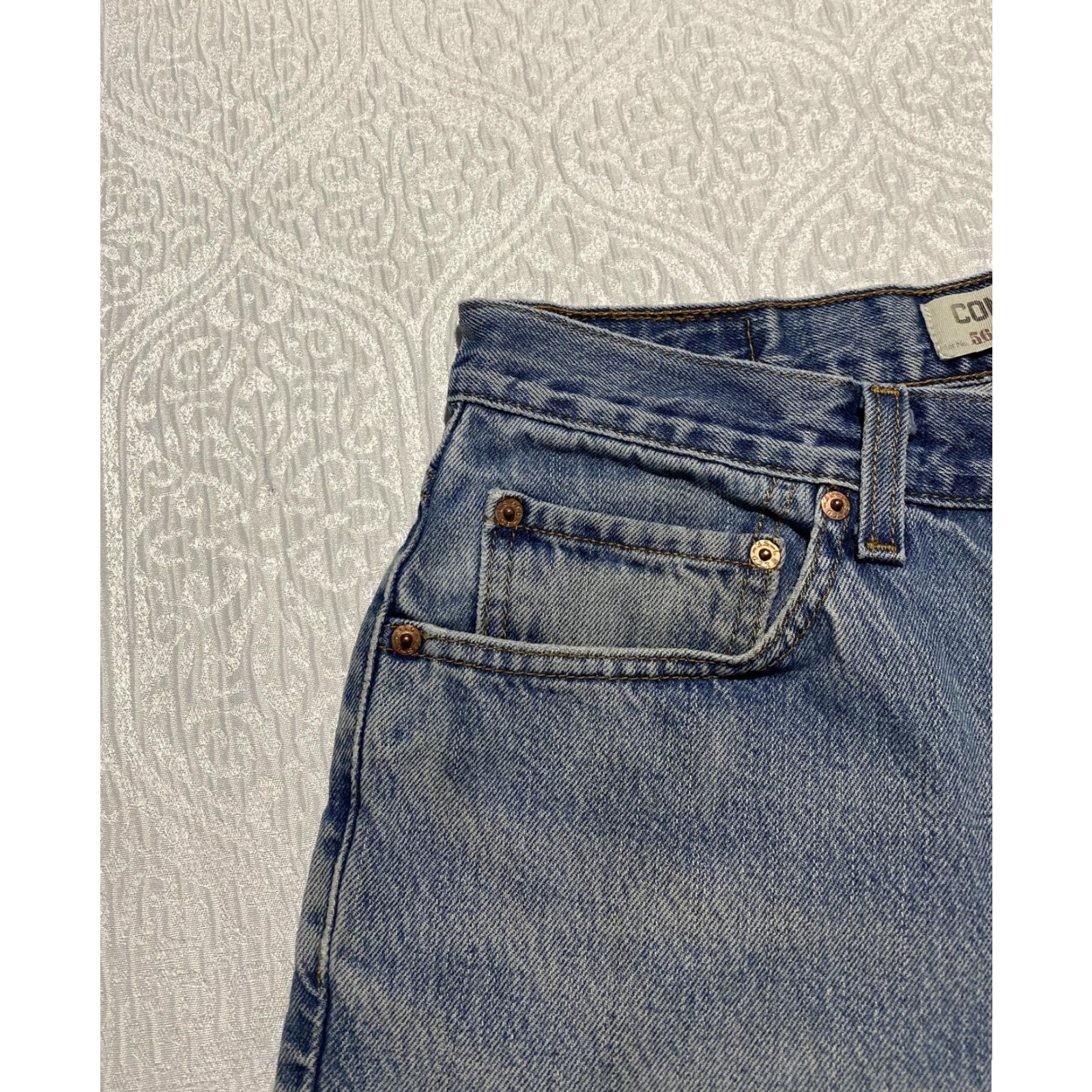 Levi's VINTAGE Levi's 560 Jeans Mens 34x36 Blue Comfort Fit Relaxed Tapered Leg Distressed Size US 34 / EU 50 - 7 Thumbnail