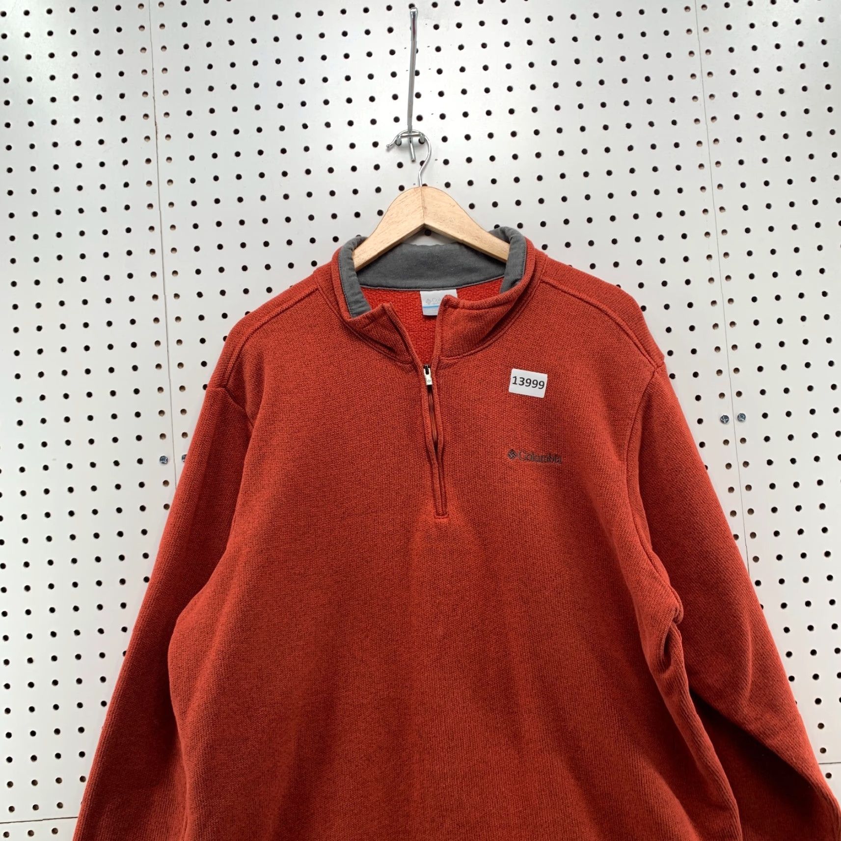 Rusty Columbia 1/4 Zip Pullover Sweatshirt Mens 2XL Outdoors Hiking Rust Orange Size US XXL / EU 58 / 5 - 2 Thumbnail