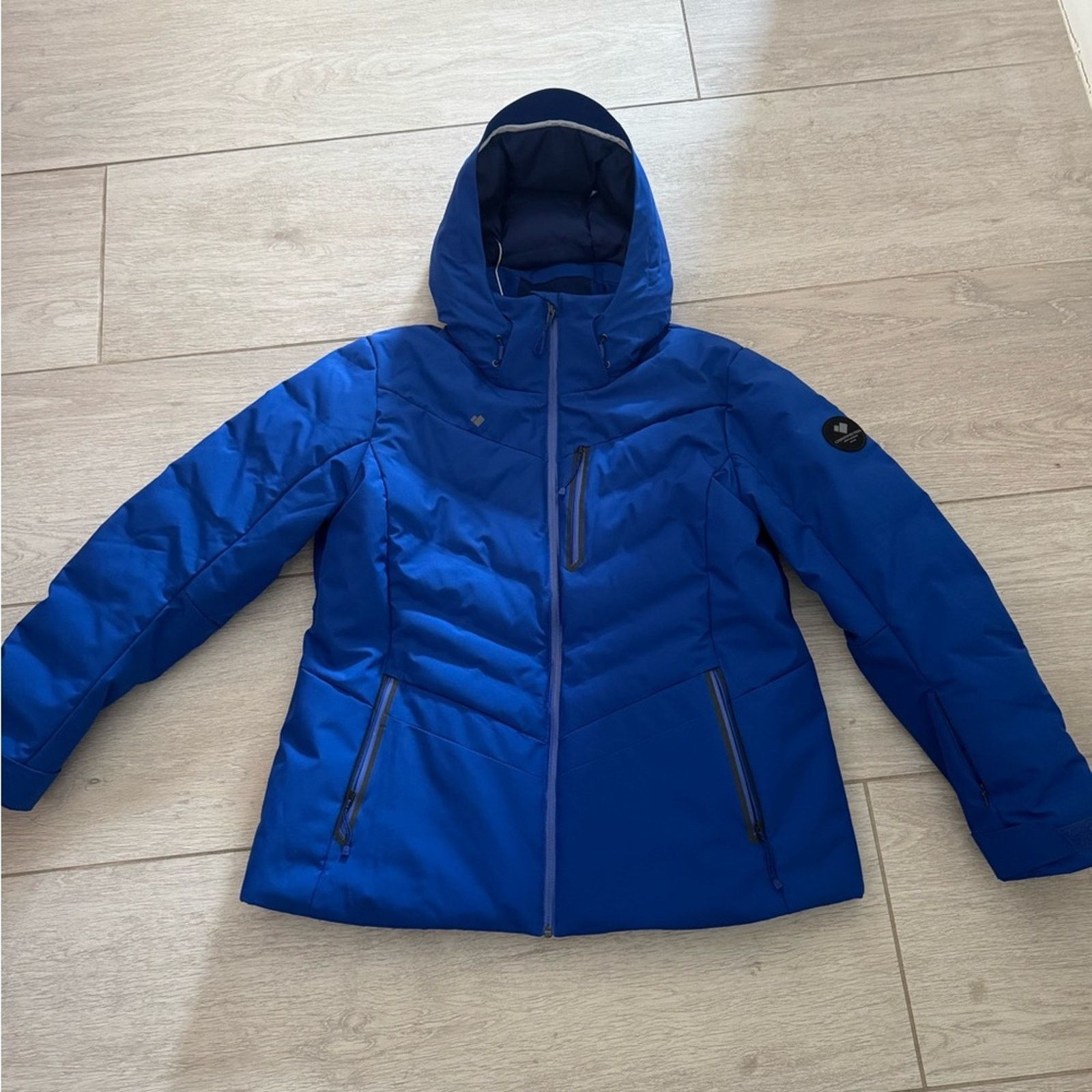 Obermeyer Obermeyer Sz 18 Cosima Down Ski Jacket Stellar/Royal Blue Size XXL / US 16-18 / IT 52-54 - 2 Thumbnail