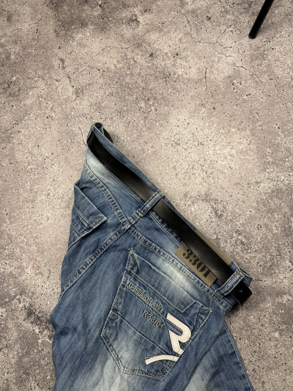 Japanese Brand 00’s NUMBER NINE STYLE JAPAN LEATHER Y2K BELT VINTAGE Size ONE SIZE - 4 Thumbnail