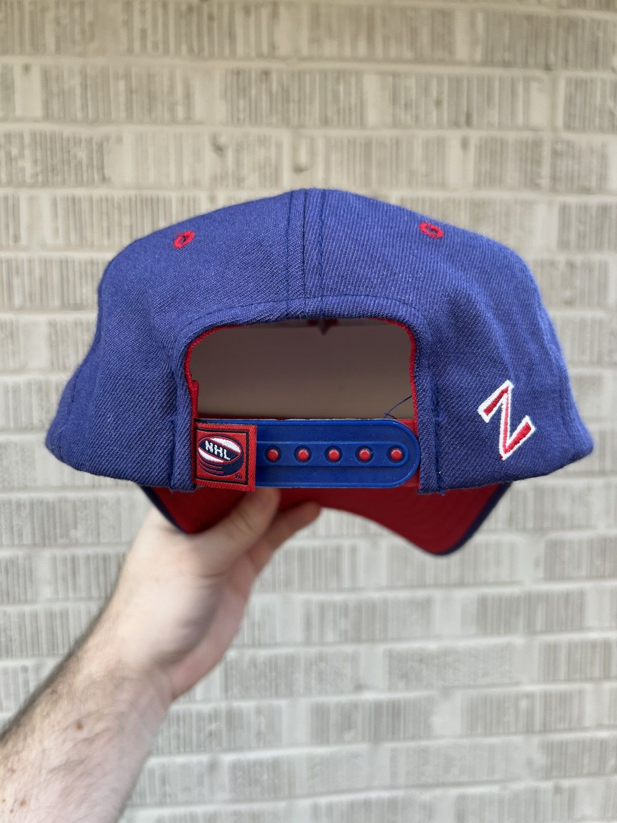Sports Specialties Vintage 90’s NHL Wool New York Rangers SnapBack Hat Size ONE SIZE - 3 Thumbnail