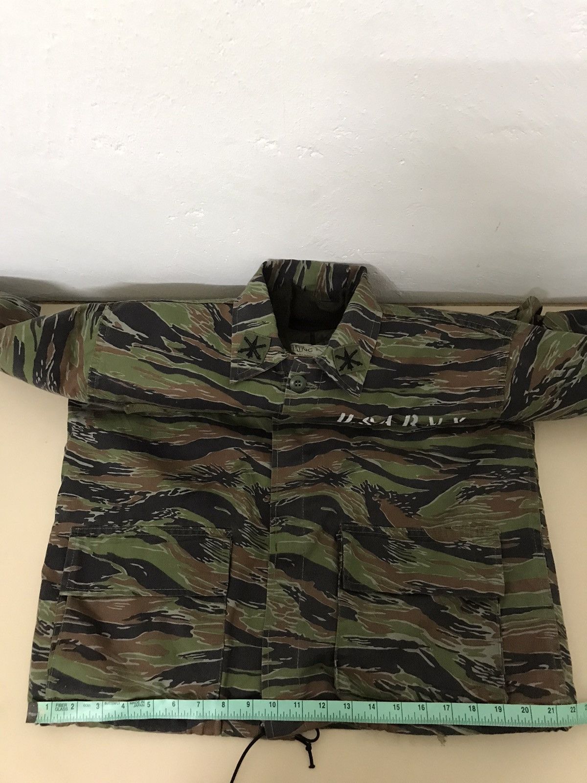 Guerrilla Group Vintage 60s U.S Army Tiger Stripe Camo Jacket Size US L / EU 52-54 / 3 - 11 Thumbnail