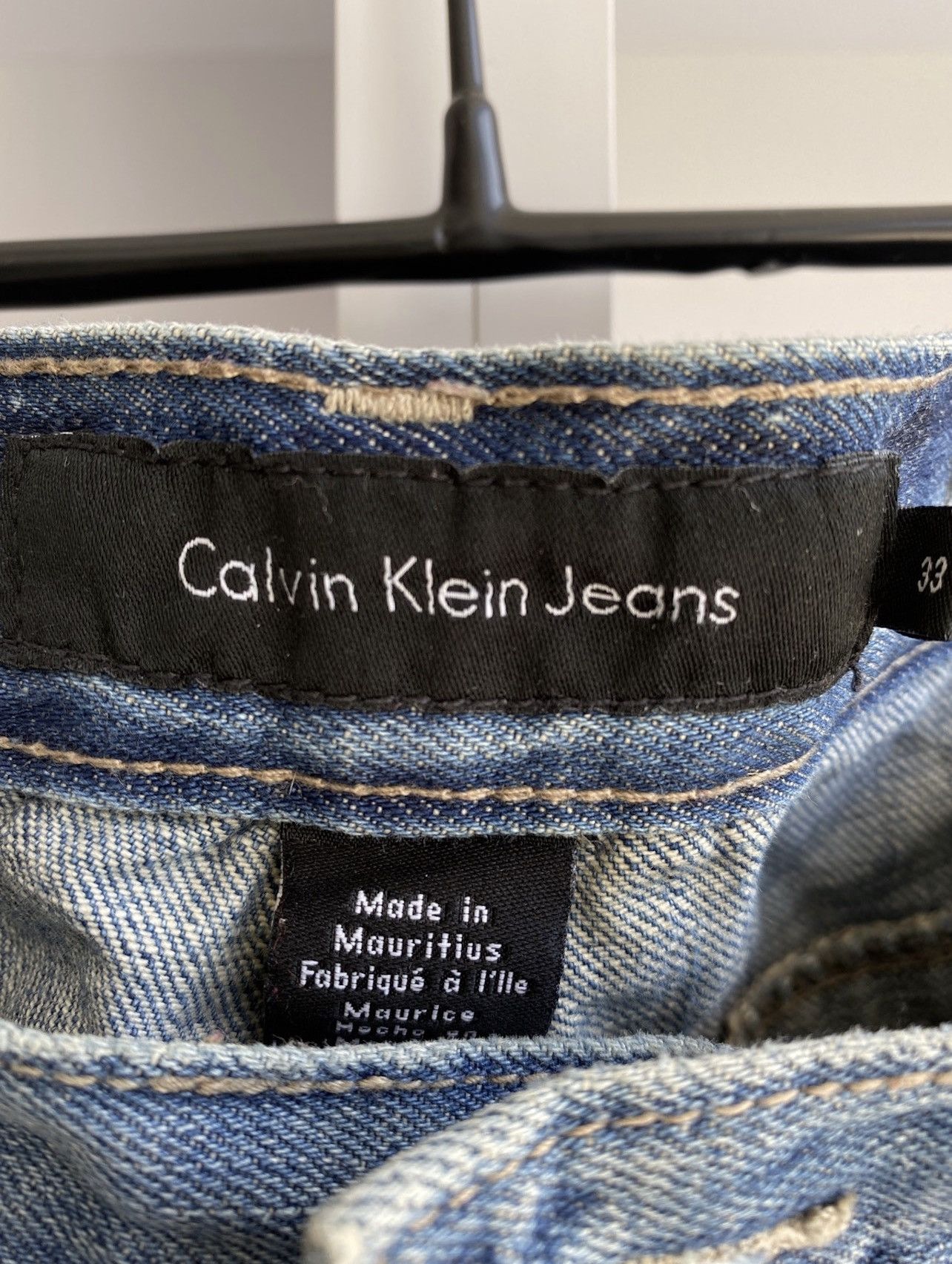 Calvin Klein × Vintage Vintage Calvin Klein Diesel style jeans pants Size US 33 - 3 Thumbnail