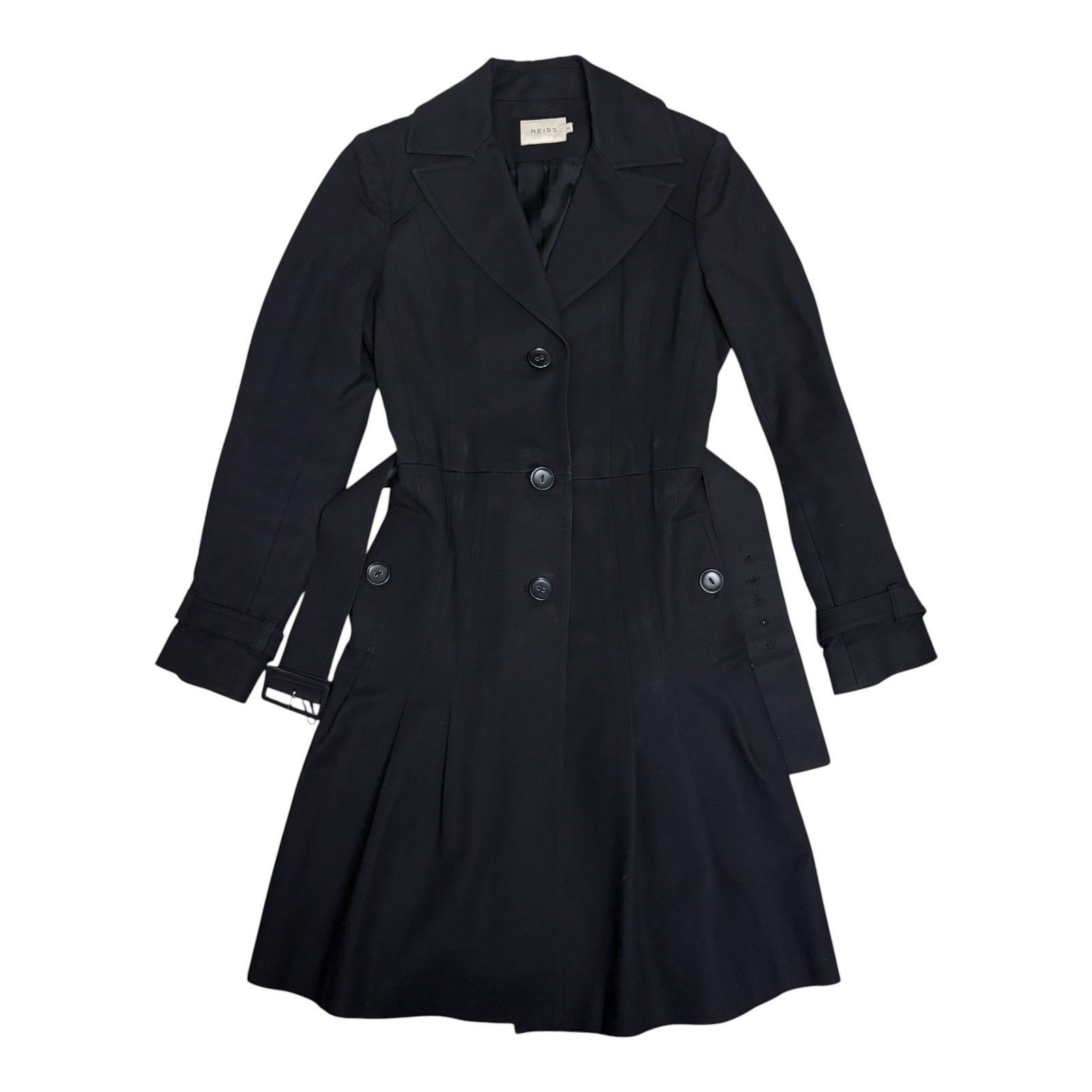 Reiss $800 REISS Trench Coat Luxury Long Business Jacket Medium Size M / US 6-8 / IT 42-44 - 1 Thumbnail