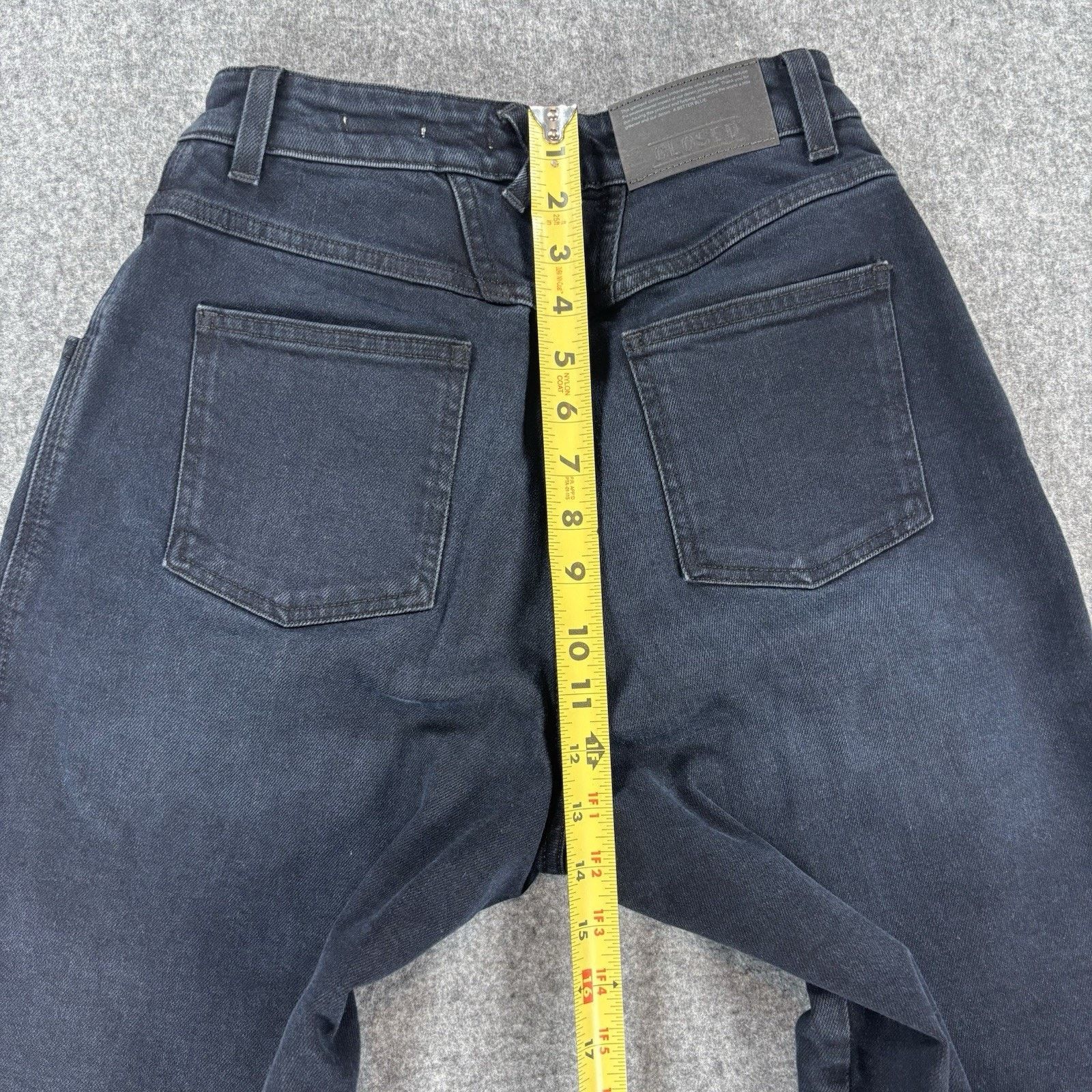 CLOSED Closed Pearl Jeans High Rise Denim Black Women's Size 26 Size 26" / US 2 / IT 38 - 16 Thumbnail