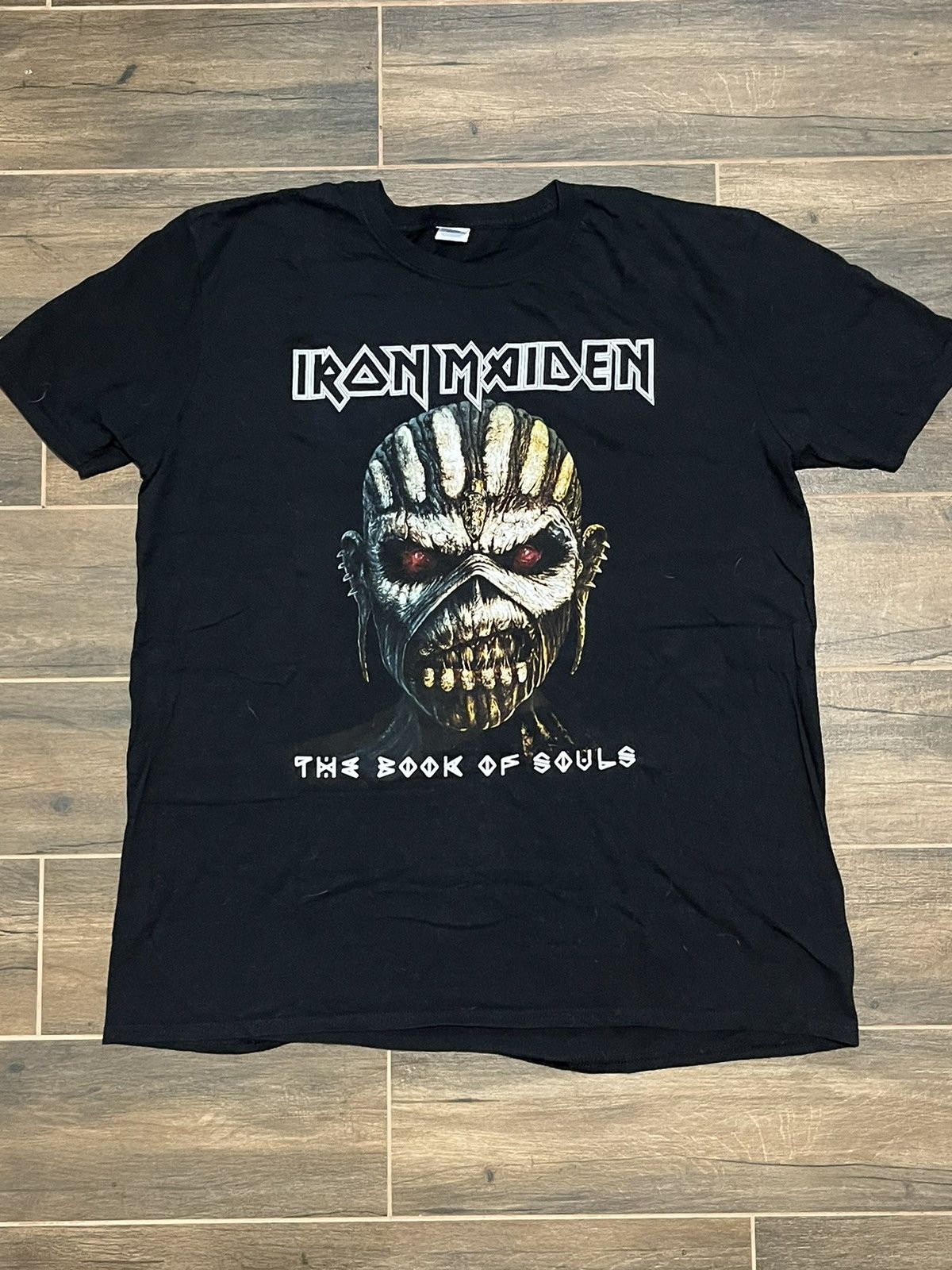 Band Tees × Iron Maiden × Vintage VINTAGE Y2K IRON MAIDEN THE BOOK OF SOULS TEE Size US L / EU 52-54 / 3 - 1 Thumbnail