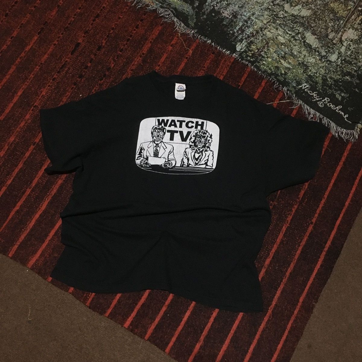 Vintage They Live (1988) Movie Promo Tee Size US XL / EU 56 / 4 - 3 Thumbnail