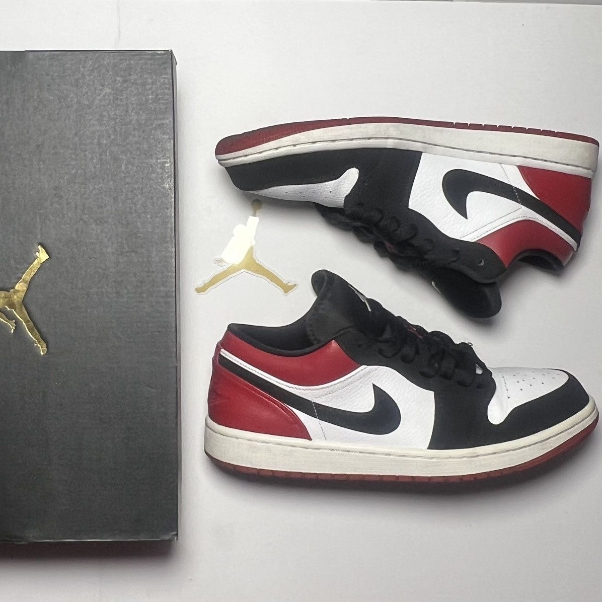 Jordan Brand Jordan 1 Low ‘Black Toe’ (2019) Size US 11 / EU 44 - 9 Thumbnail