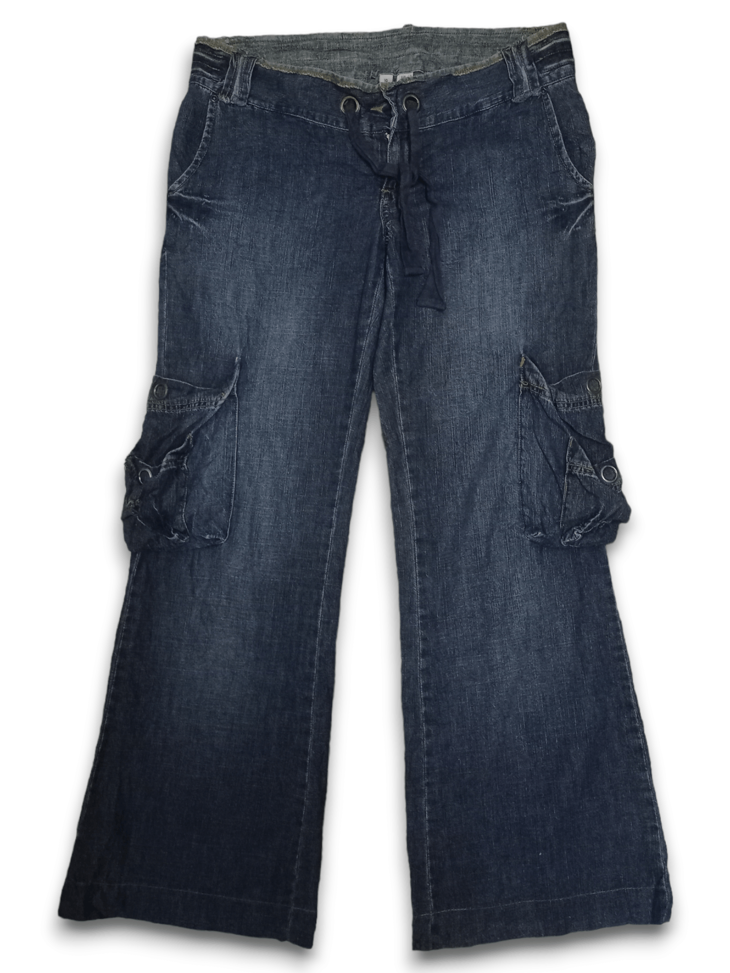 Japanese Brand Vintage Japanese Brand Parachute Cargo Flare Pants Size US 32 / EU 48 - 2 Thumbnail