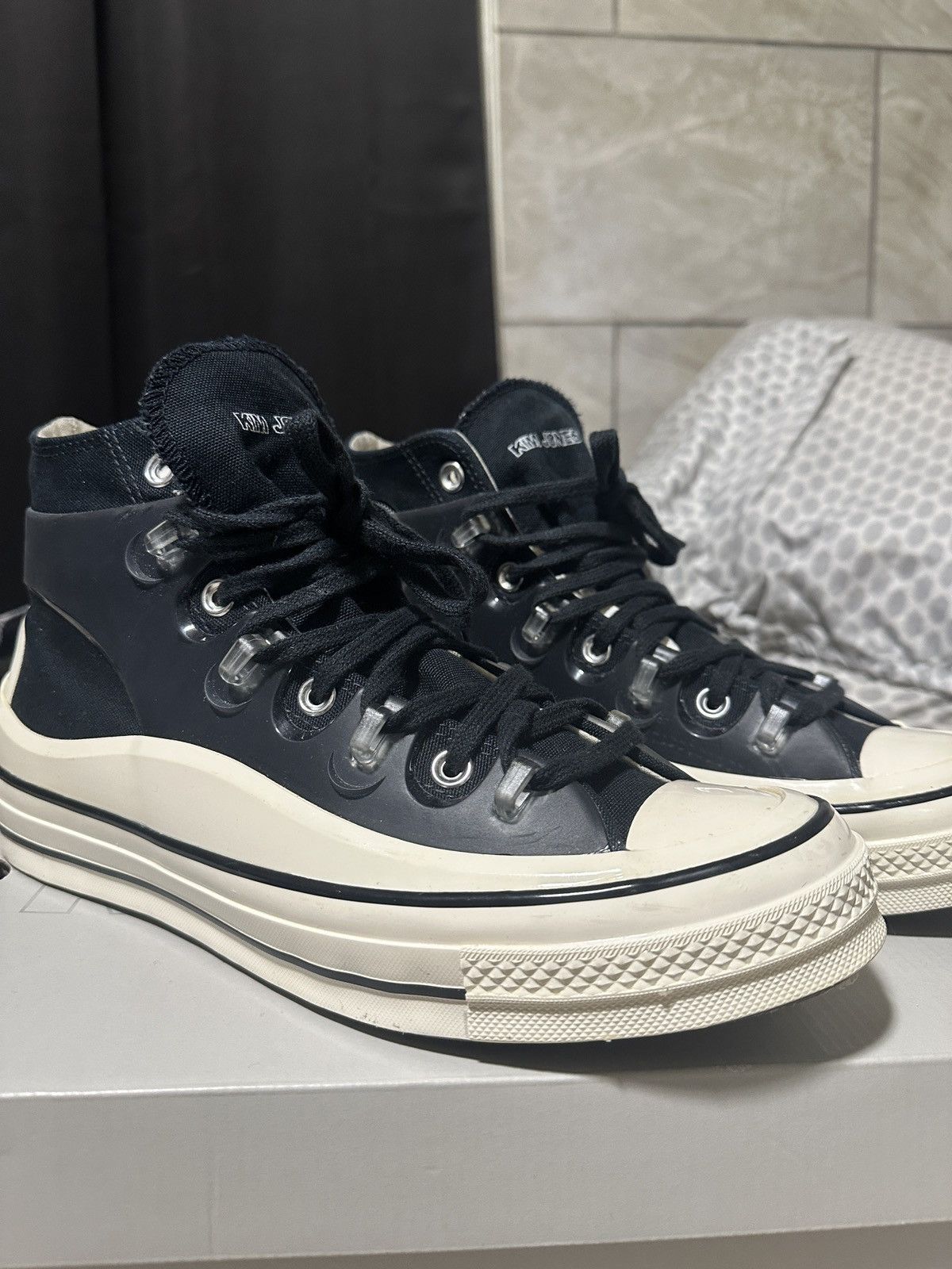 Converse × Kim Jones Kim Jones x Chuck 70 High ‘Black’ Size US 9.5 / EU 42-43 - 1 Thumbnail