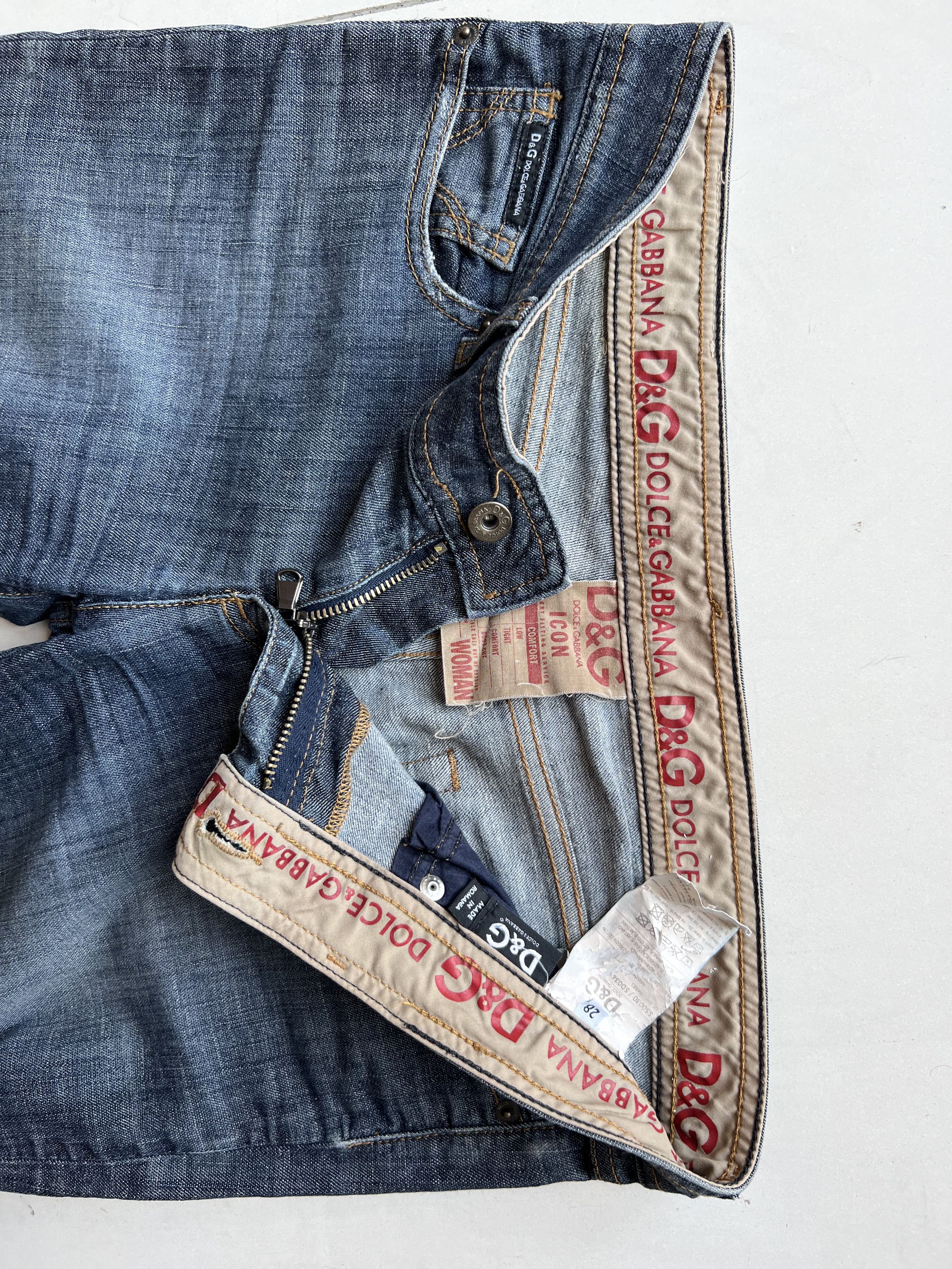 Affliction D&G Vintage Triple Pocket Low Cut Jean 1980s Size 34" / US 12 / IT 48 - 5 Thumbnail