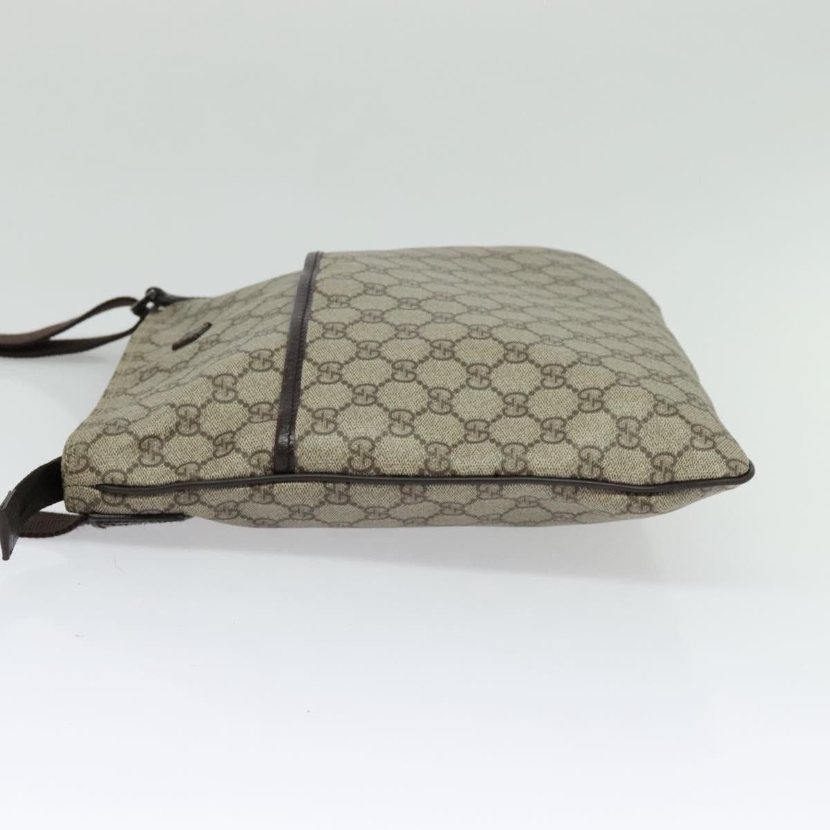 Gucci GUCCI GG Supreme Shoulder Bag Pvc Leather Beige Silver Size ONE SIZE - 4 Thumbnail