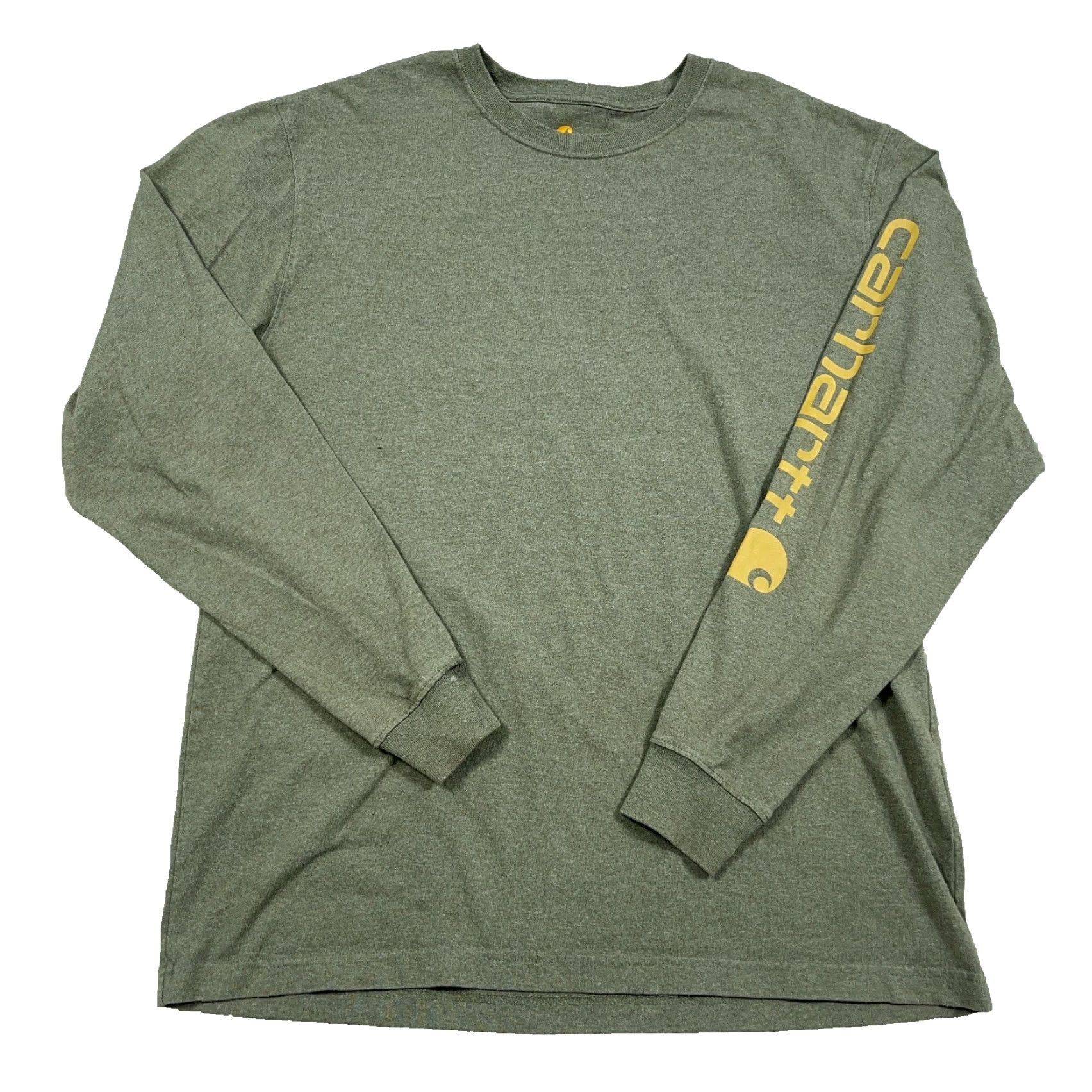 Carhartt Carhartt Shirt Men L Olive Green Logo Work Wear Tee Y2K Original Vintage Size US L / EU 52-54 / 3 - 2 Thumbnail