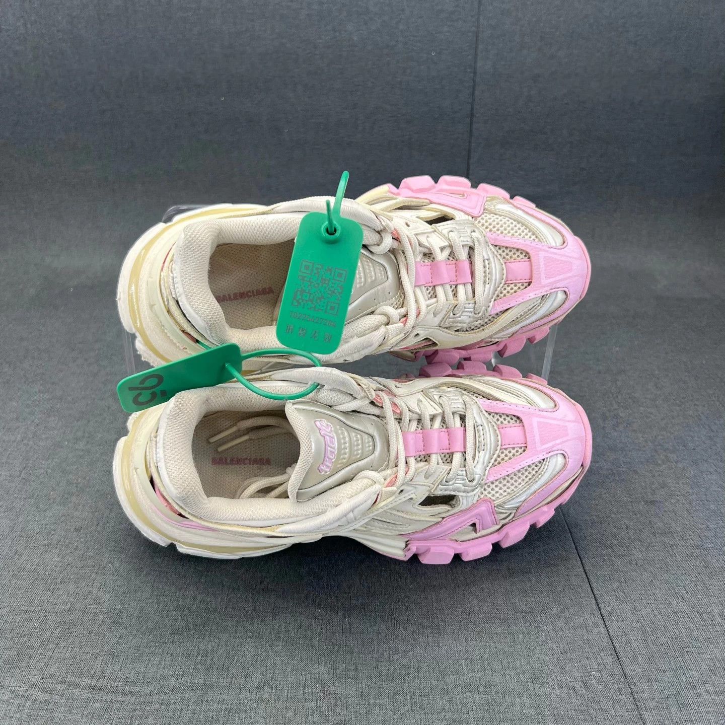 Balenciaga Balenciaga Track 2 White Pink 37 EU Scuffed Inner Edge Size US 7 / IT 37 - 6 Thumbnail