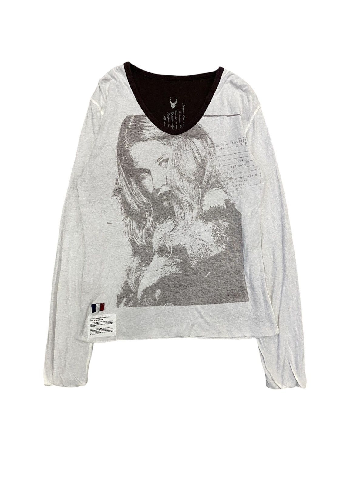 Japanese Brand 2000s Rovtski France Poem and Sex reversible shirt Size US M / EU 48-50 / 2 - 1 Thumbnail