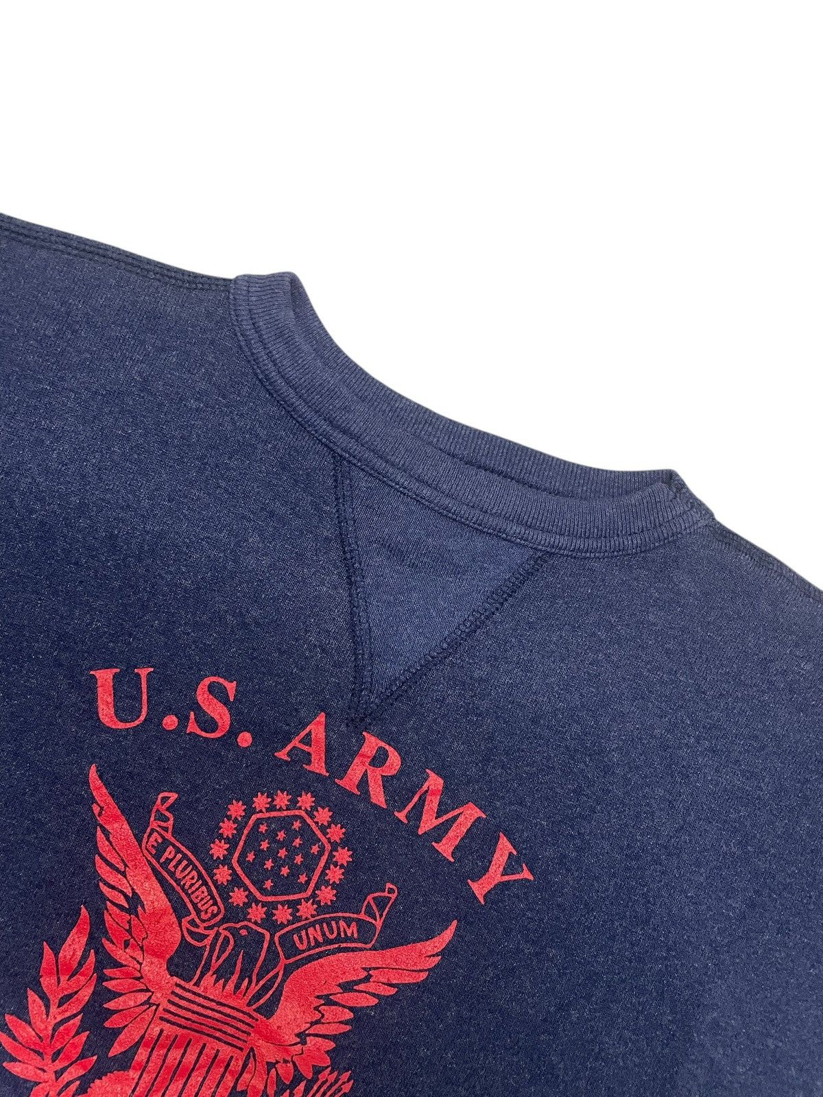 Vintage Vintage 80s Brents U.S ARMY Sweatshirt Size US XL / EU 56 / 4 - 4 Thumbnail
