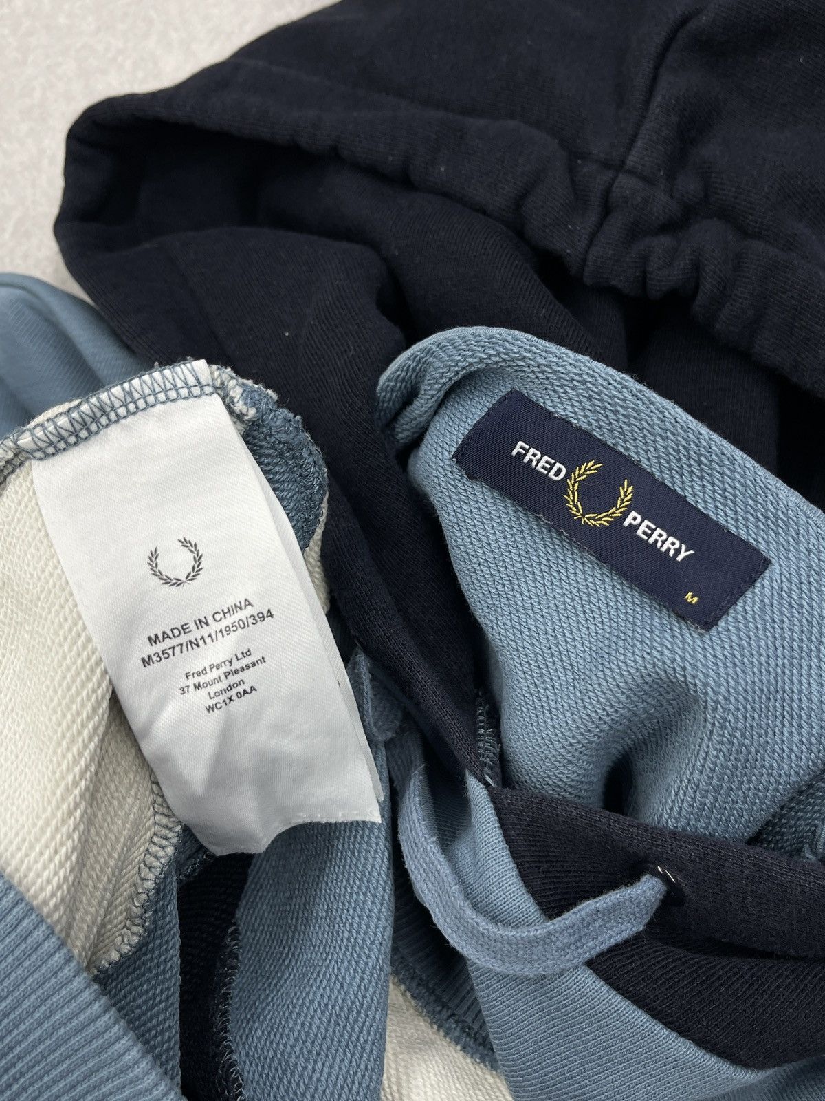 Fred Perry × Vintage Mens Fred Perry Hoodie Blue Size M Size US M / EU 48-50 / 2 - 6 Thumbnail